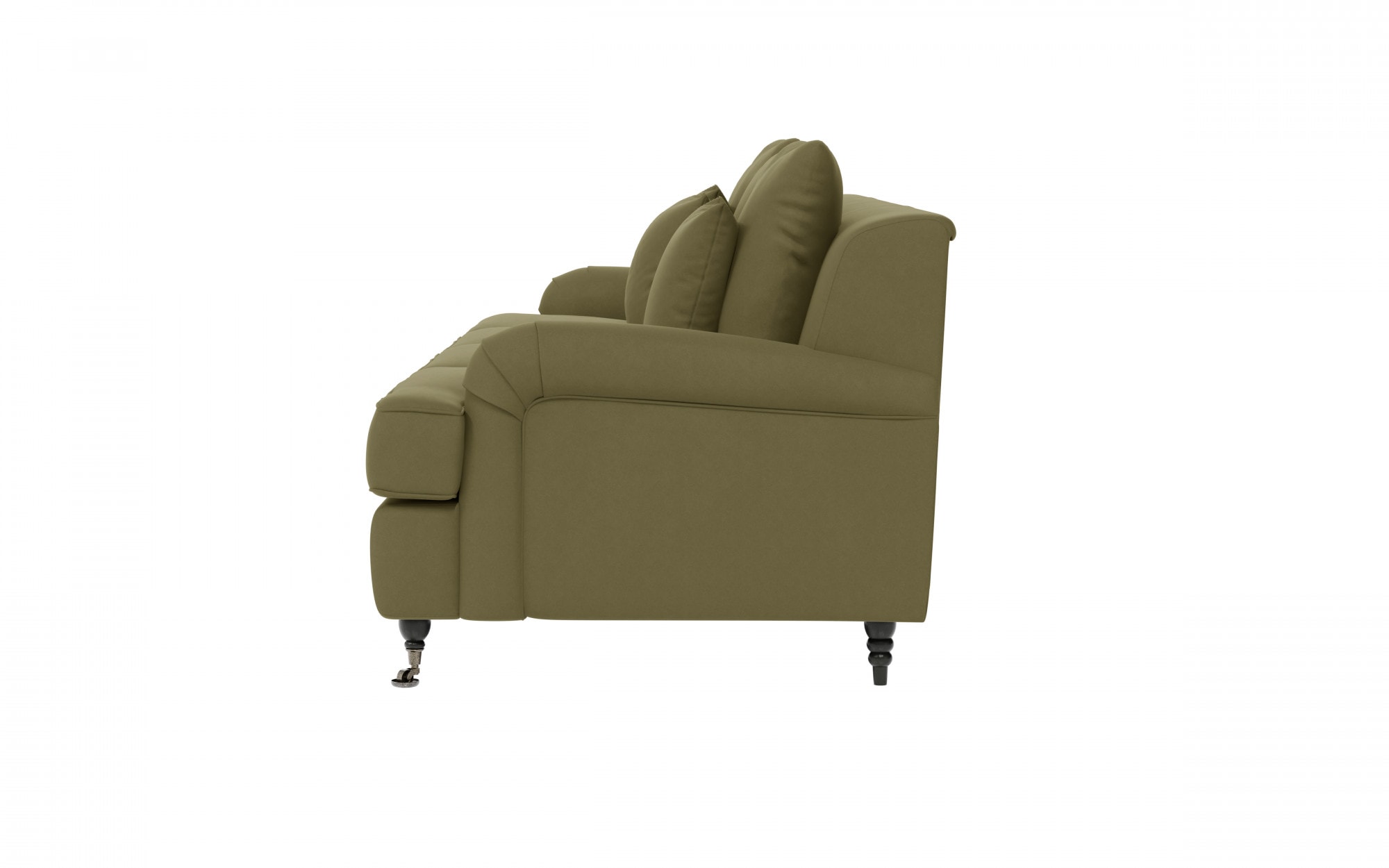Guido Maria Kretschmer Home&Living Big-Sofa »NORIN«, zwei Fußarten: vorne - Rollen, hinten - Holzfüße