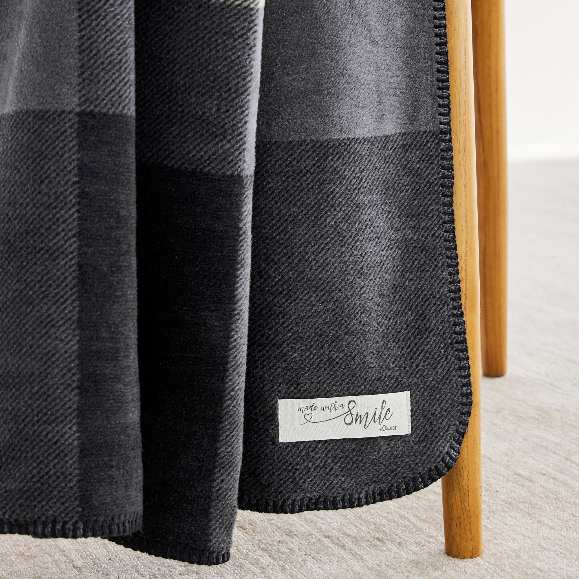 s.Oliver Wohndecke »Wohndecke s.Oliver«, mit elegantem Karo