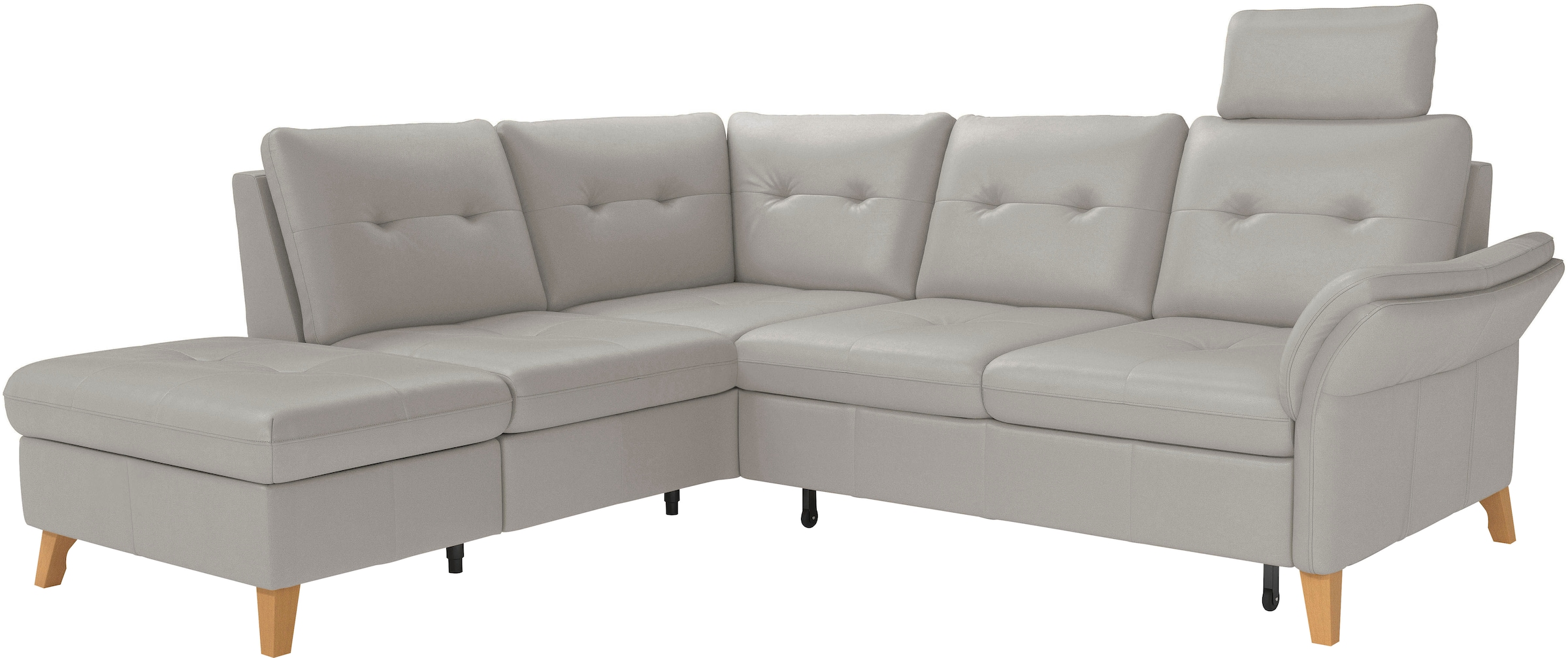 sit&more Ecksofa »Göteborg«, inkl. Sitztiefenverstellung, wahlweise mit Bettfunktion & Bettkasten