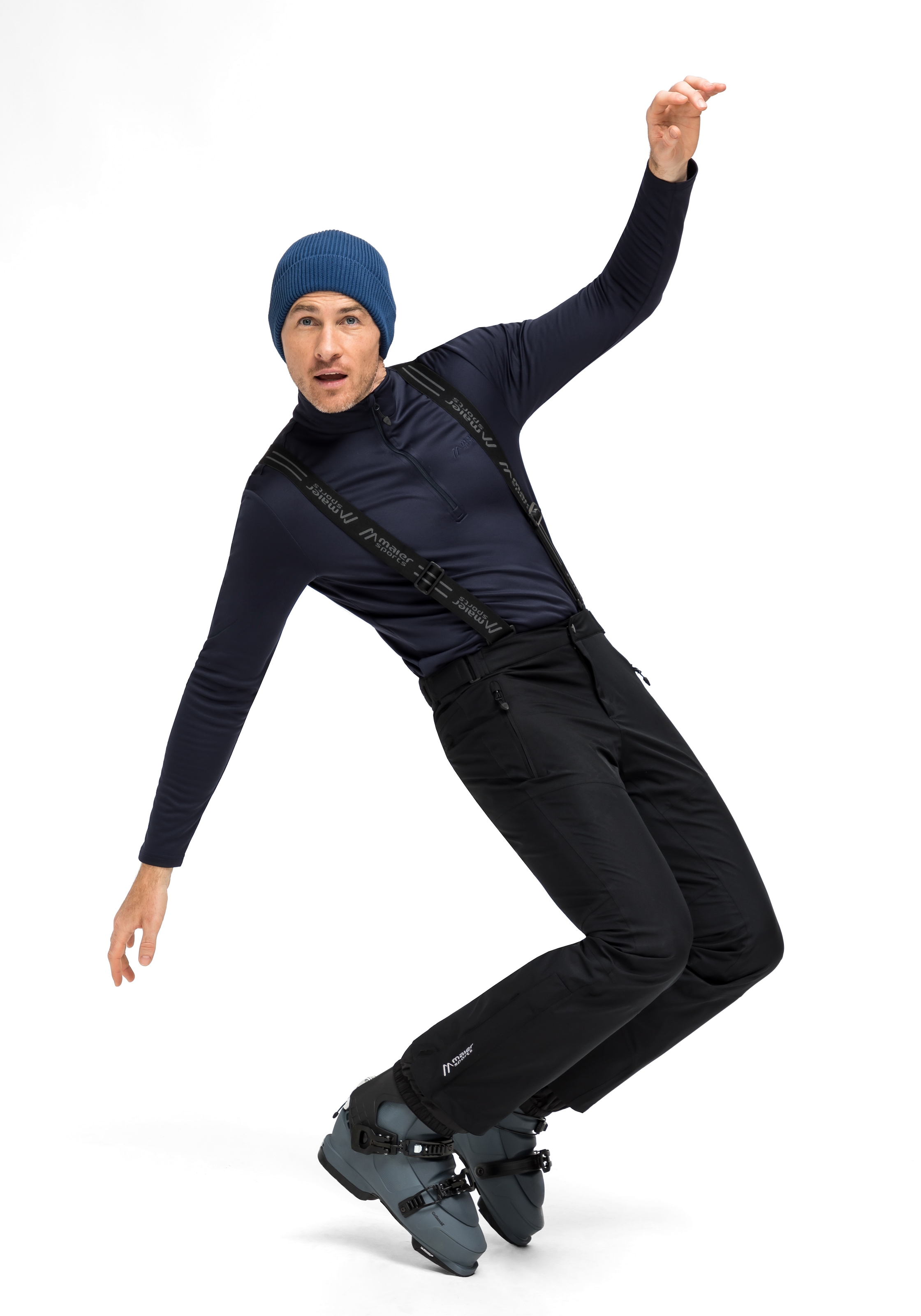Maier Sports Skihose »Anton light«  Herren Schneehose mit Hosenträgern, wind/wasserdicht, Regular Fit