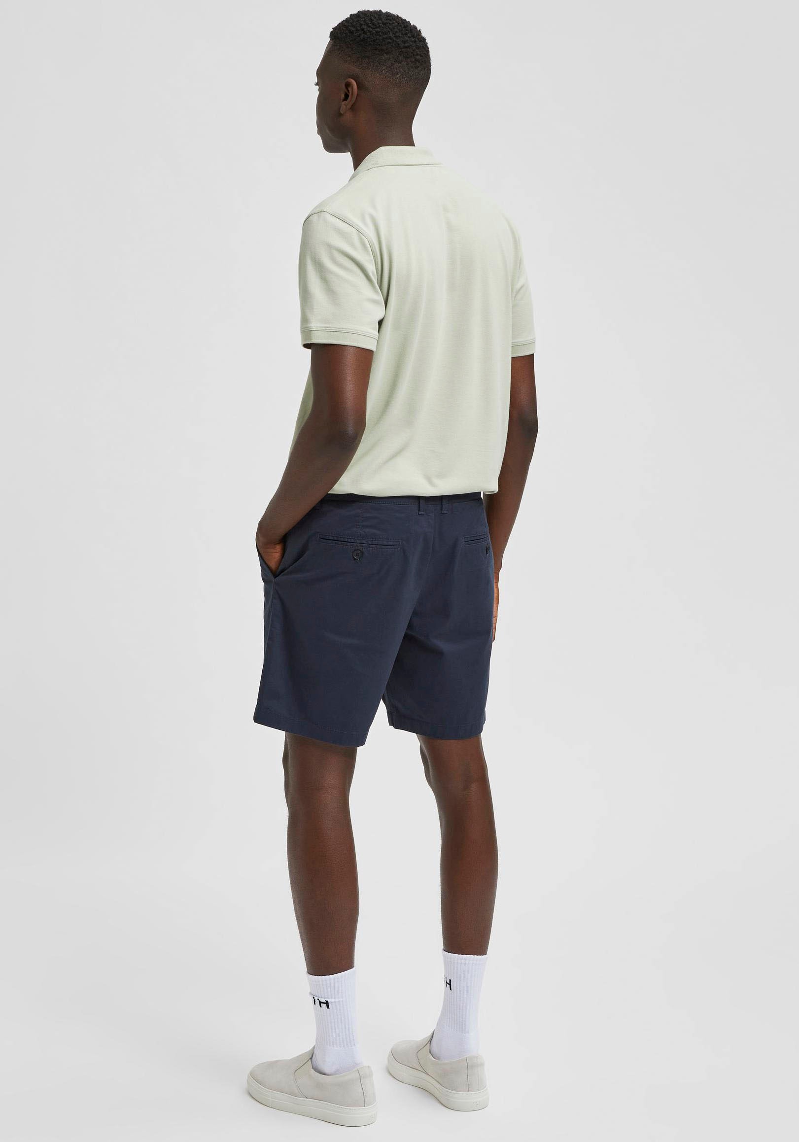 2. Bild von SELECTED HOMME Chinoshorts »SLHCOMFORT-HOMME FLEX SHORTS W NOOS«, unifarben