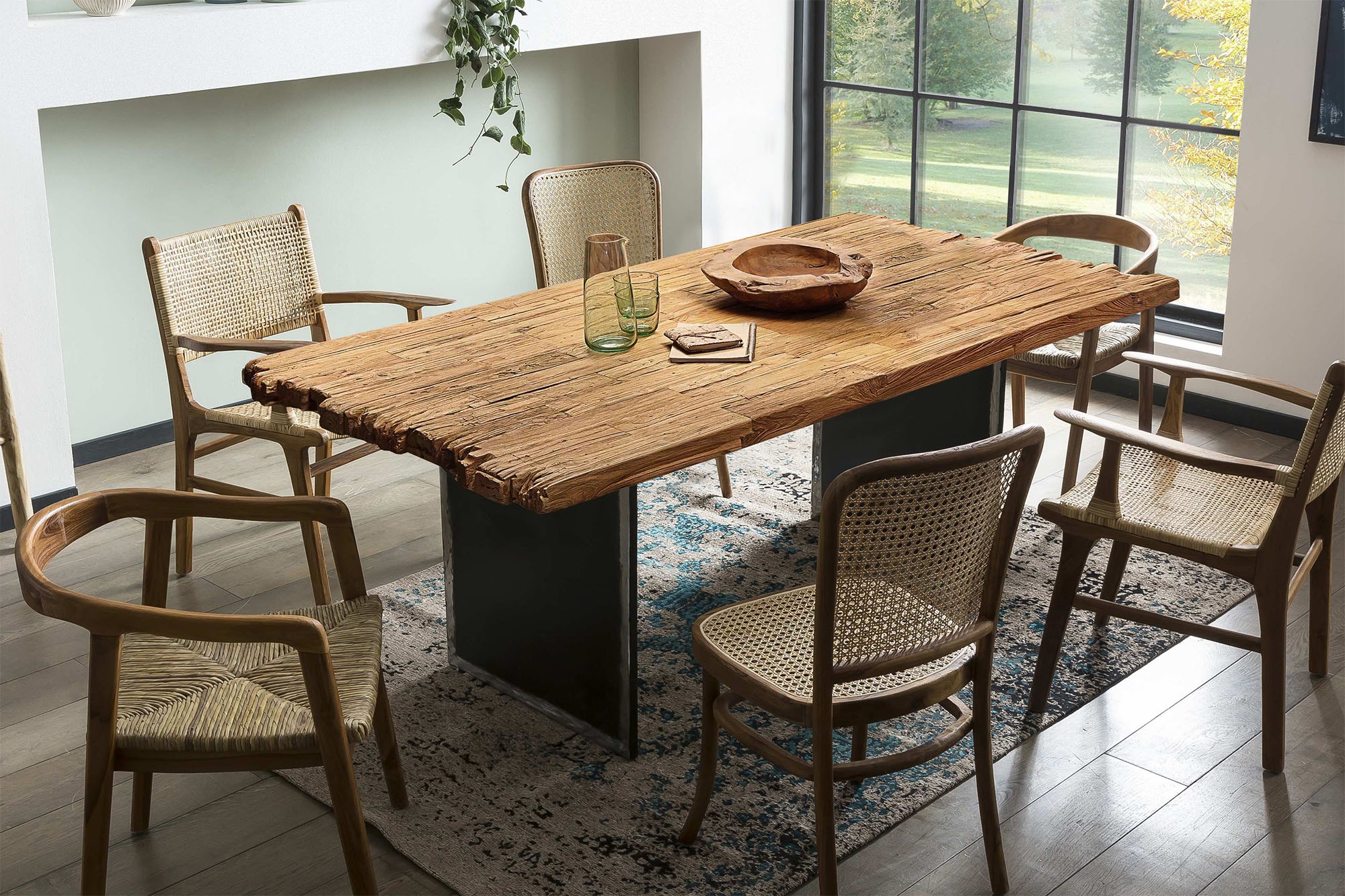 INOSIGN Esstisch 1 Stk. tlg. mit Bruchkante an den kurzen Seiten günstig online kaufen