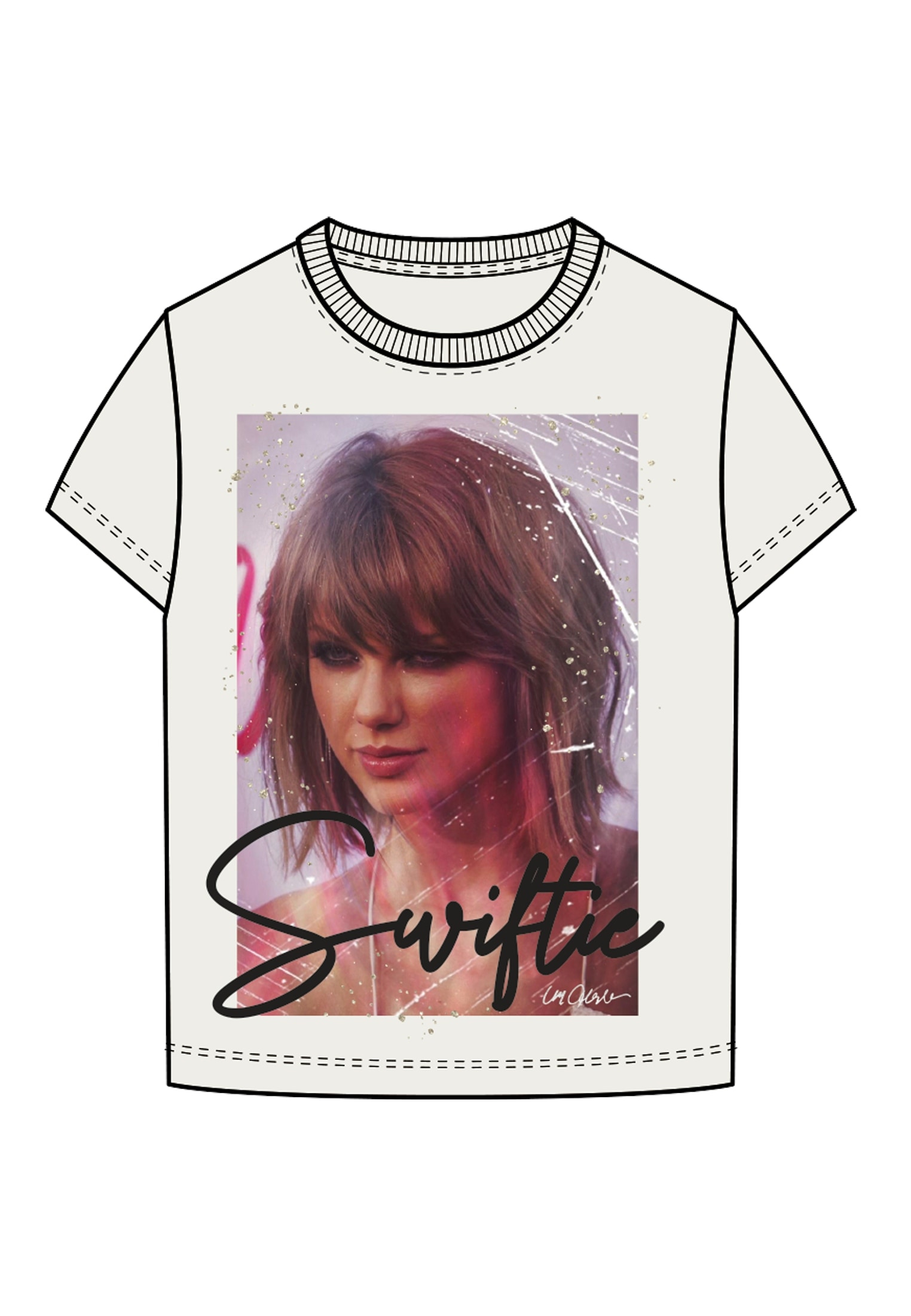 Name It T-Shirt »NFKDUSAN TSWIFT SS NREG TOP BOX NOOS SKY«, CELEBRITY ICONS mit Taylor Swift Druck