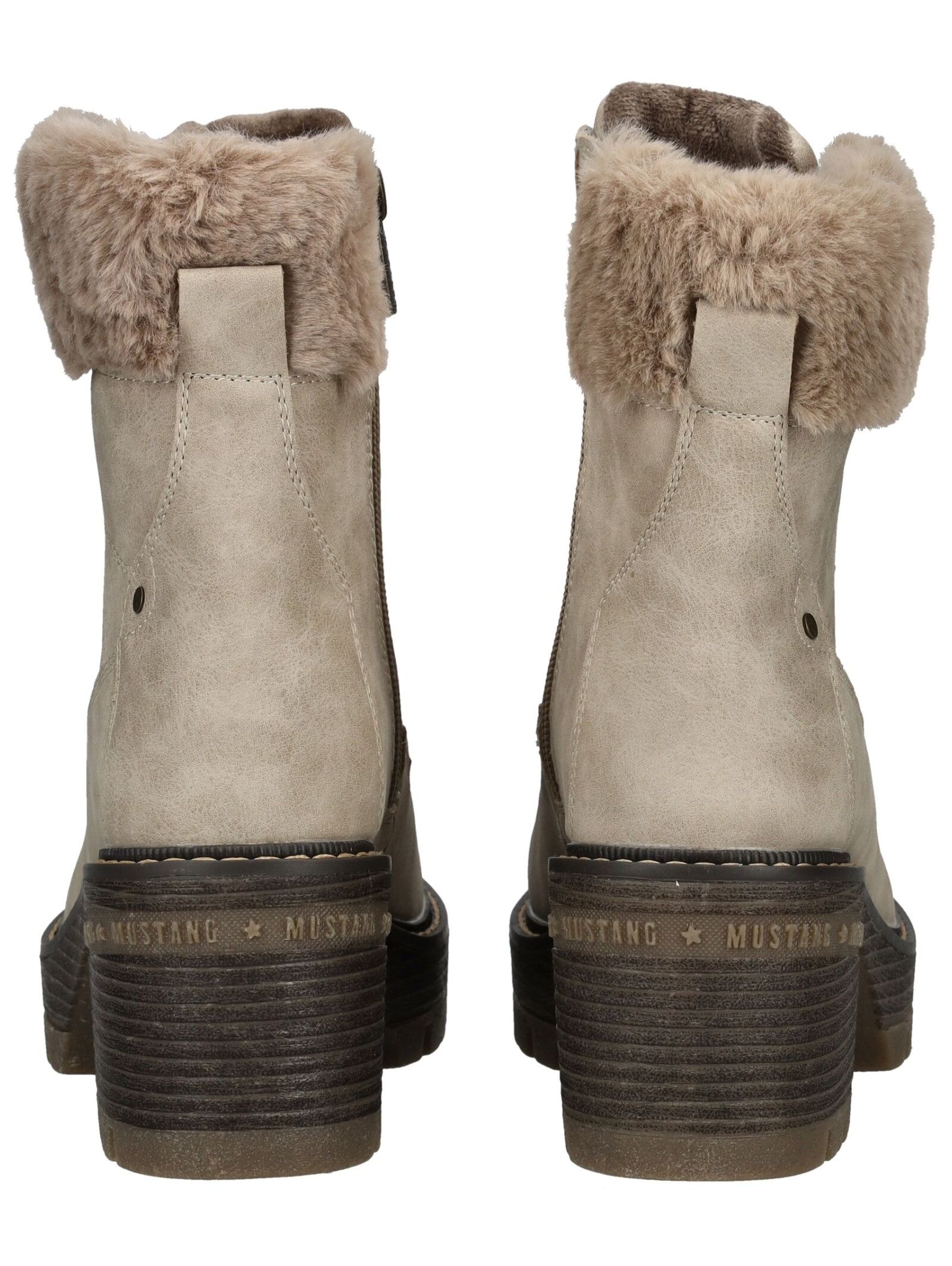 Mustang Shoes High-Heel-Stiefelette »Mustang Shoes Stiefelette Lederimitat/Textil«