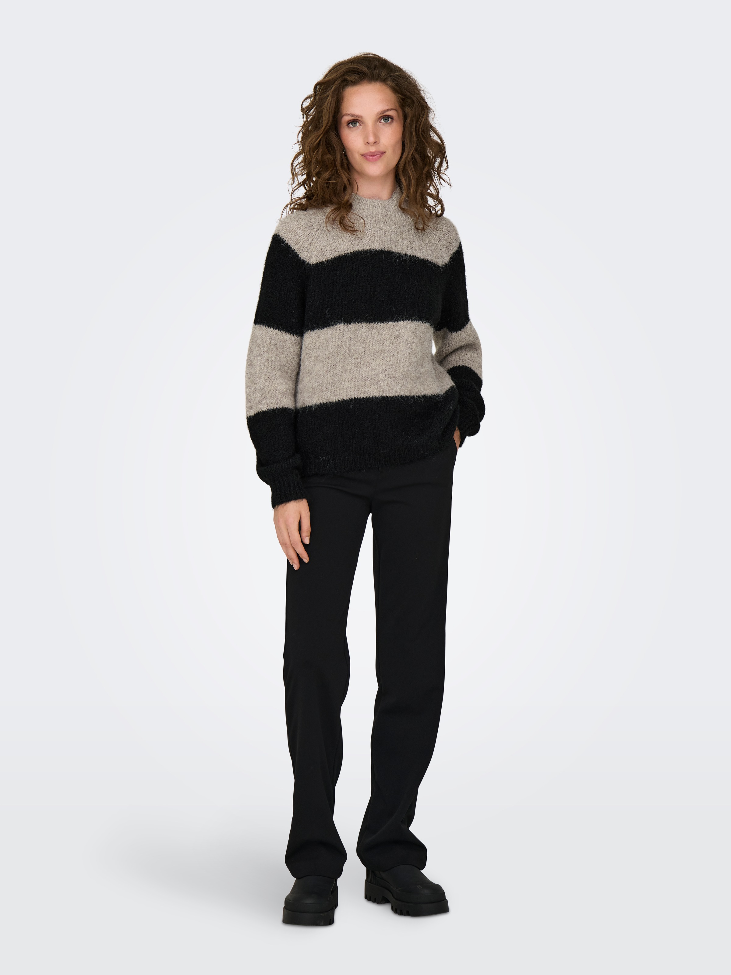 JDY Stehkragenpullover »JDYZOEY LIFE L/S HN RAGLAN PUL KNT NOOS«