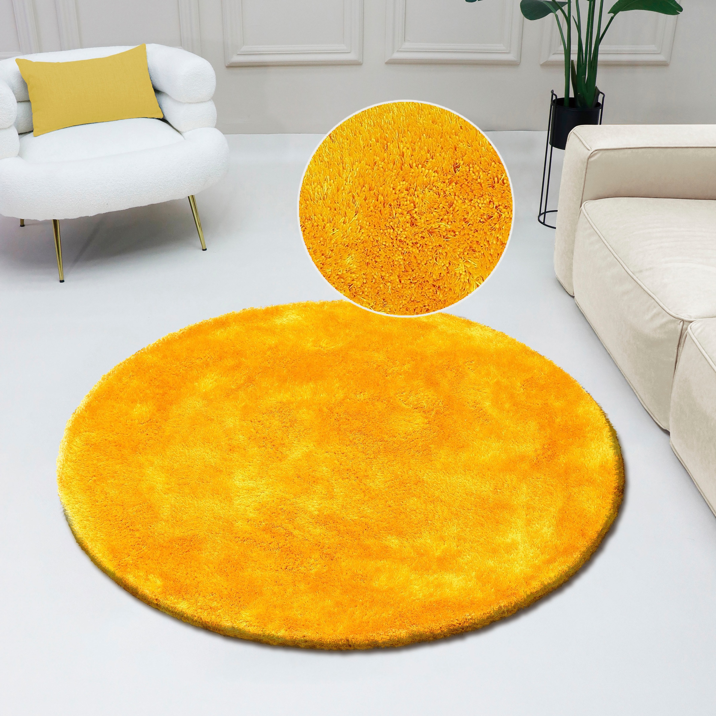 Bruno Banani Hochflor-Teppich Dana Teppich, Kundenliebling, günstig online kaufen