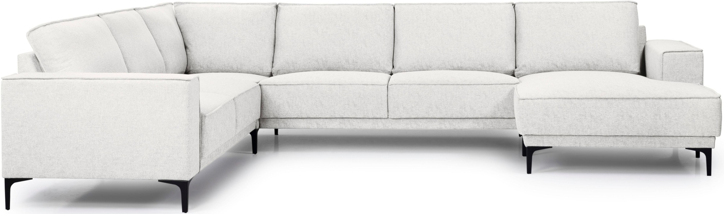 Places of Style Wohnlandschaft »XXL Sofa Oland, Struktur, Flachgewebe, Luxu günstig online kaufen