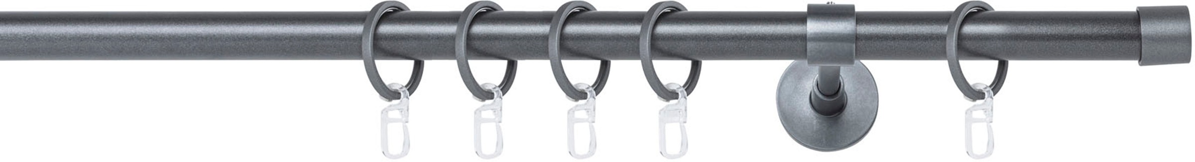 mydeco Gardinenstange »20mm Cap Wandträger 14 cm«, 1 läufig-läufig, Fixmaß günstig online kaufen