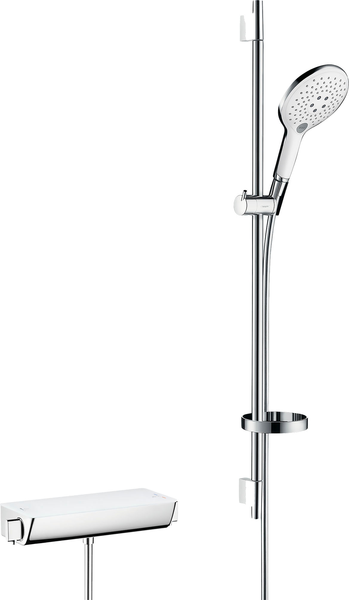 hansgrohe Duschsystem »Aufputz 15cm, 3 Strahlarten mit Thermostat und Dusch günstig online kaufen