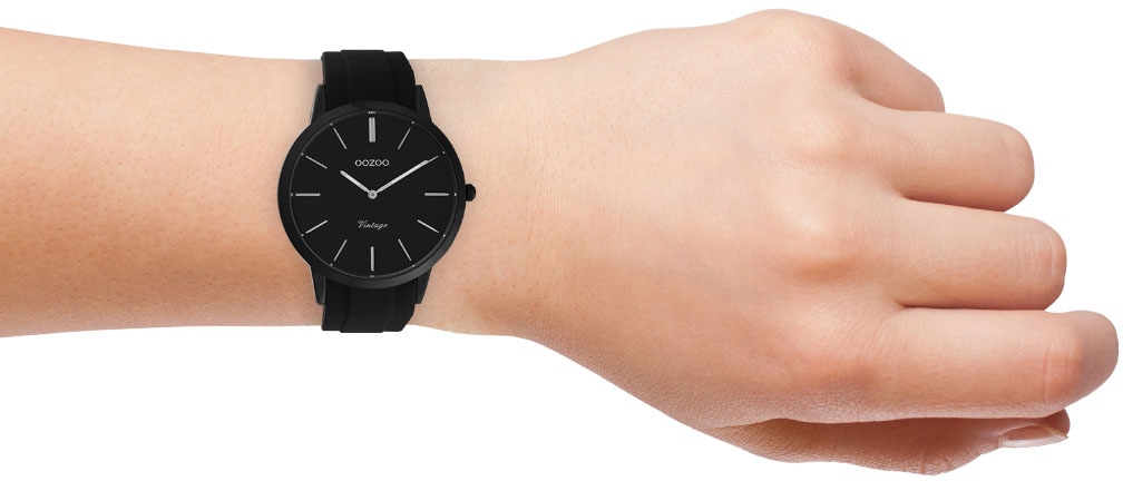 OOZOO Quarzuhr, Armbanduhr, Damenuhr, Herrenuhr, Silikonarmband