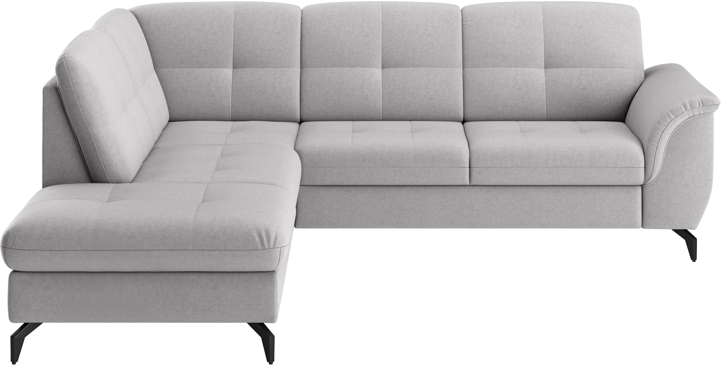 sit&more Ecksofa »Zora L-Form«, wahlweise mit Bettfunktion und Bettkasten