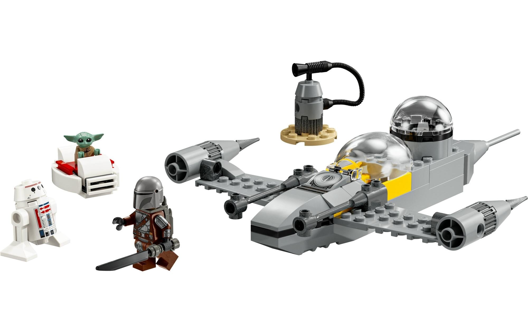 LEGO® Spielbausteine »Star Wars Mandos und Grogus N-1 Starfighter 75410«