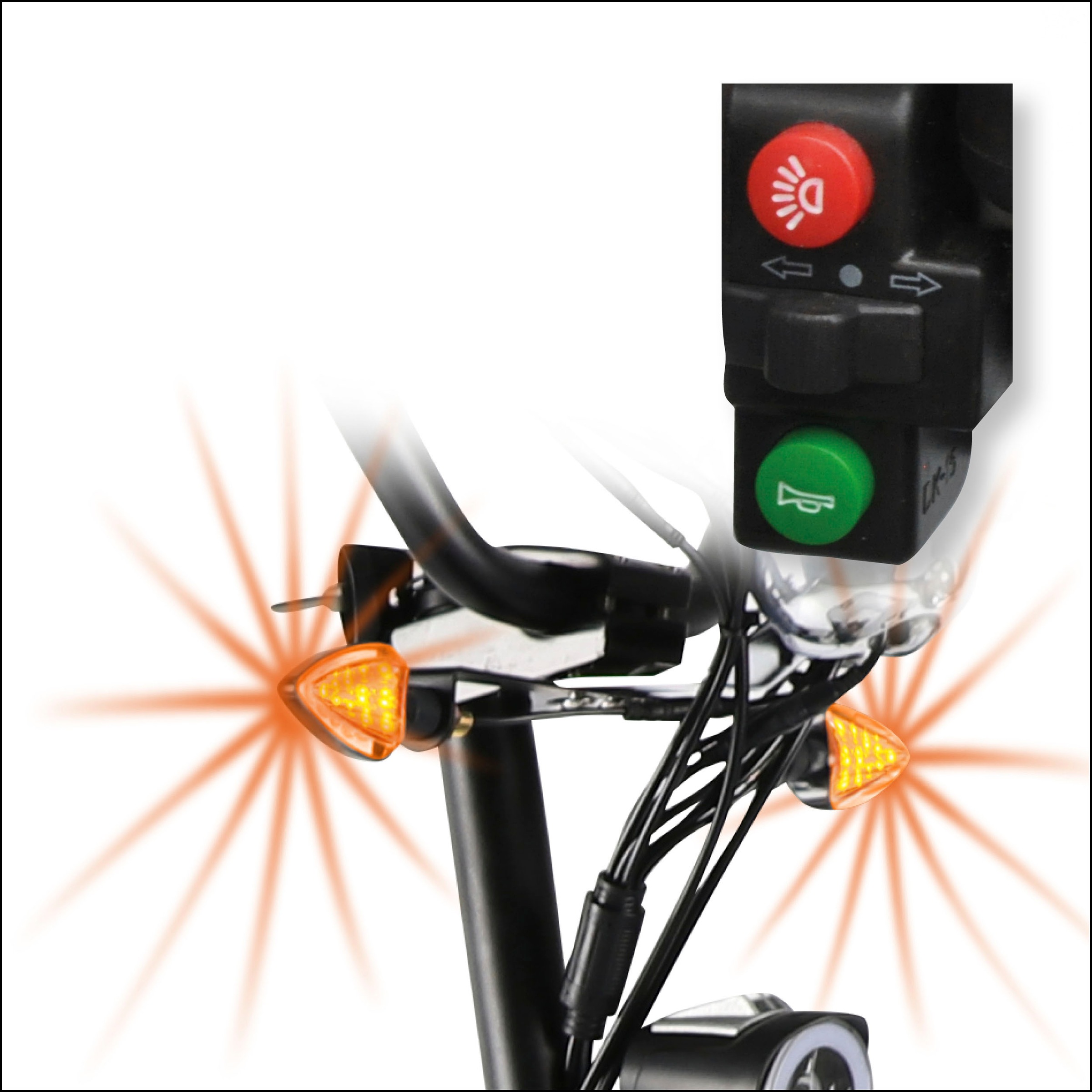 10. Bild von Forca E-Scooter »E-Faltroller Revoluzzer Safety Plus: 48V/20Ah Li-Ionen mit Gepäckfach«, 20 km/h, 40 km, klappbar