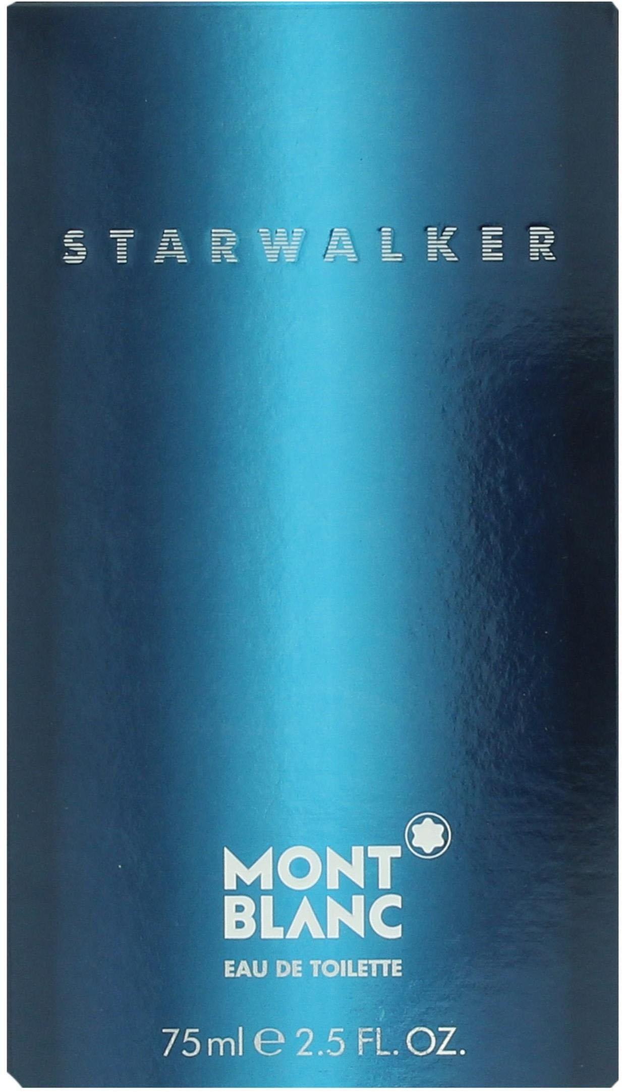 MONTBLANC Eau de Toilette »Starwalker«, Holziger Duft mit Mandarine, Sandelholz, Moschus, Ingwer und Amber.