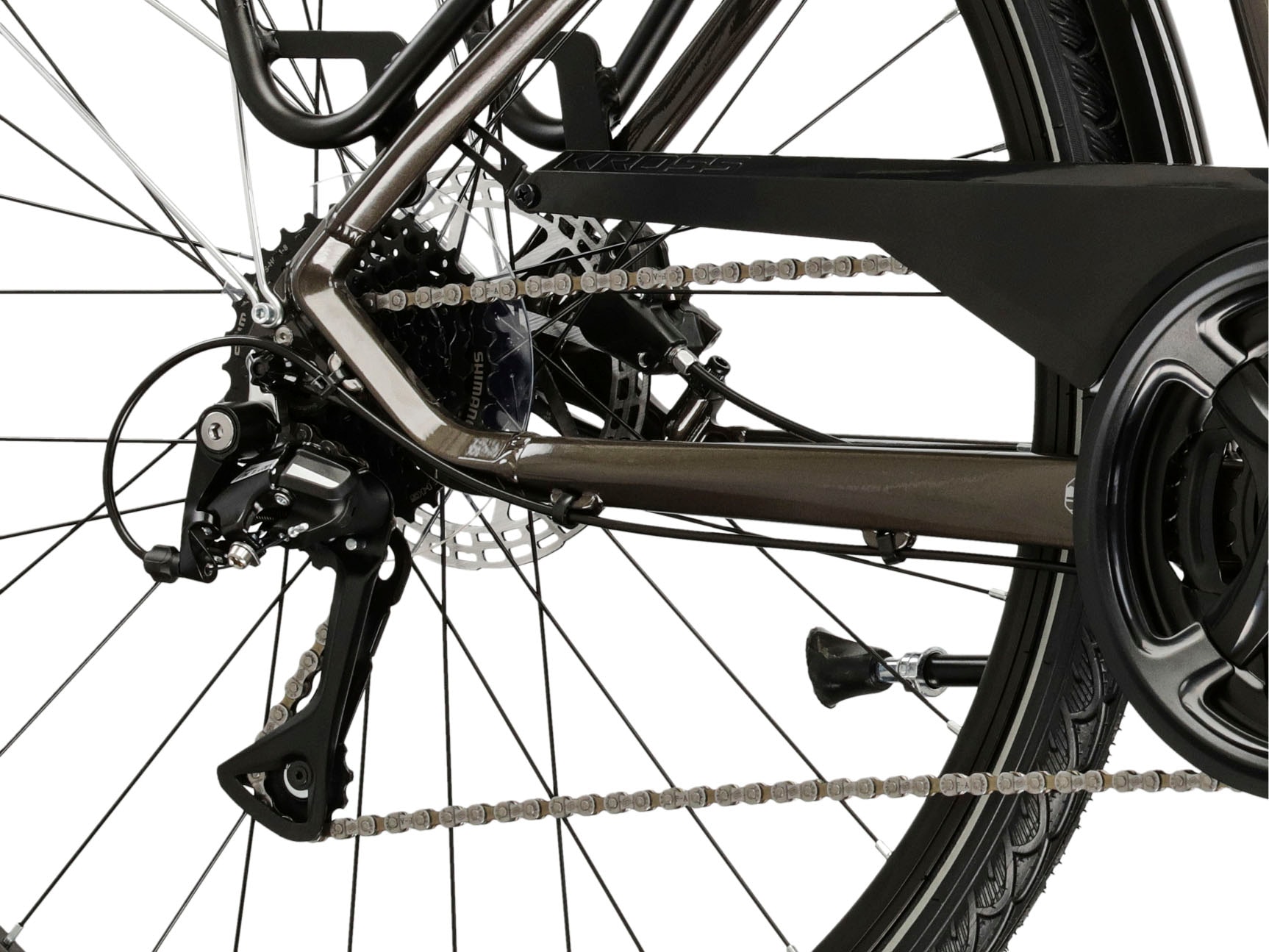 Kross Trekkingrad »Trans 4.0«, 24 Gang, Shimano, ACERA M3020 Schaltwerk, Kettenschaltung