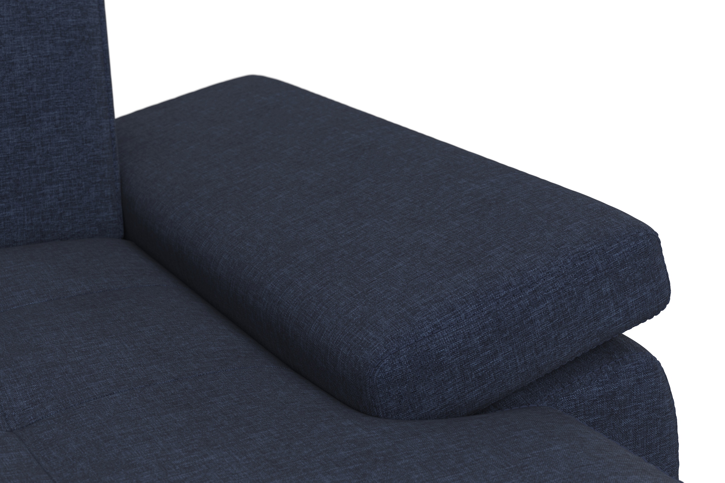 DOMO collection Wohnlandschaft »Capelo, komfortabel, klare Linien zeichnen dieses Design aus, U-Form« mit Armteilverstellung, wahlweise mit Bettfunktion, Federkern