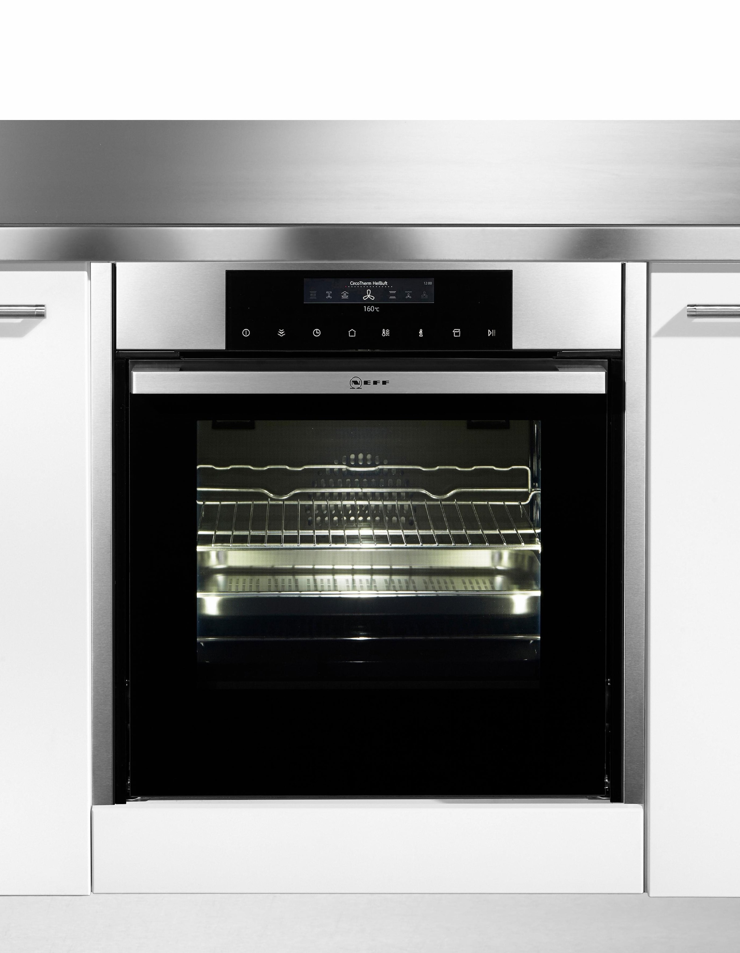 2. Bild von NEFF Dampfbackofen »B46FT64N0«, N 90, B46FT64N0, mit Teleskopauszug nachrüstbar, easyClean, Slide&Hide®