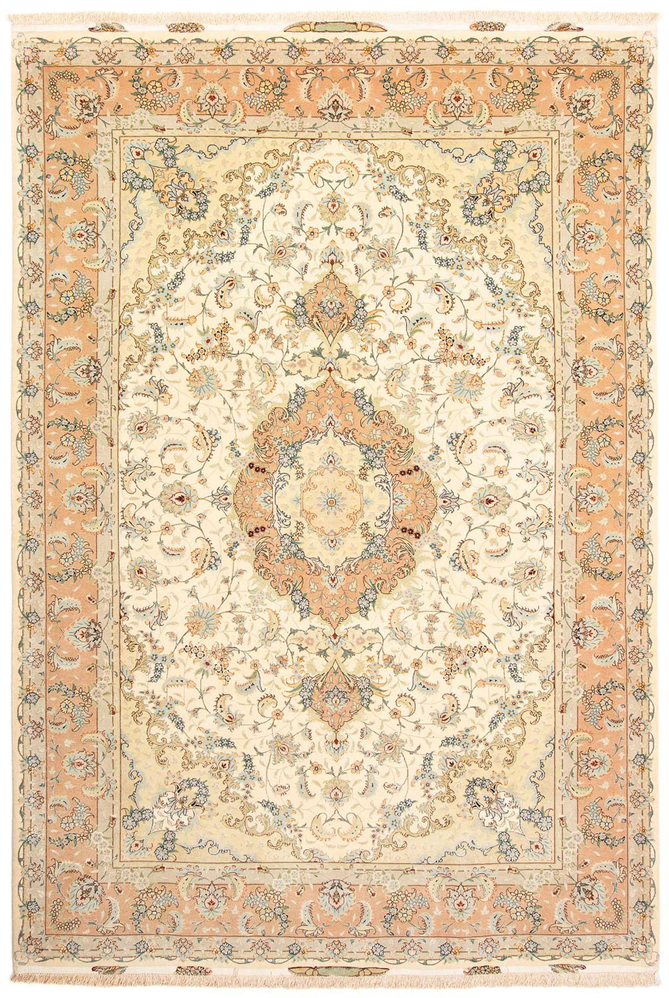 morgenland Orientteppich »Perser - Täbriz - Royal - 297 x 204 cm - beige«, günstig online kaufen