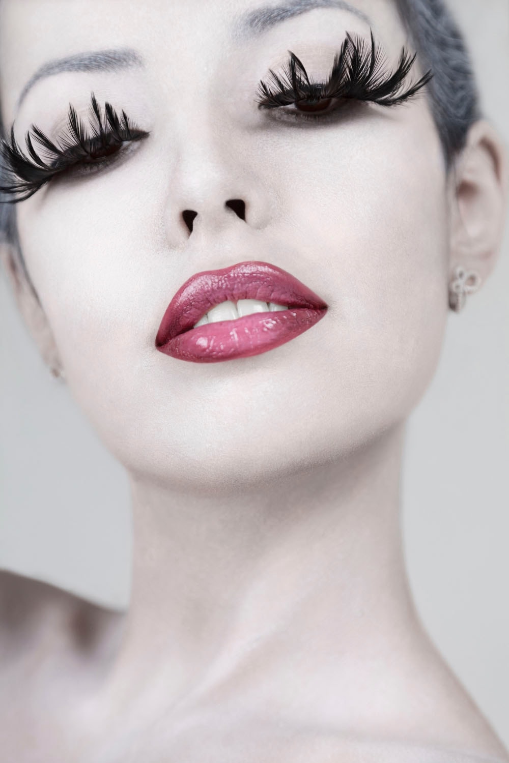 queence Acrylglasbild »Frau« Bilder von Frauen   Frau   Kunst   Schwarz-Wei günstig online kaufen