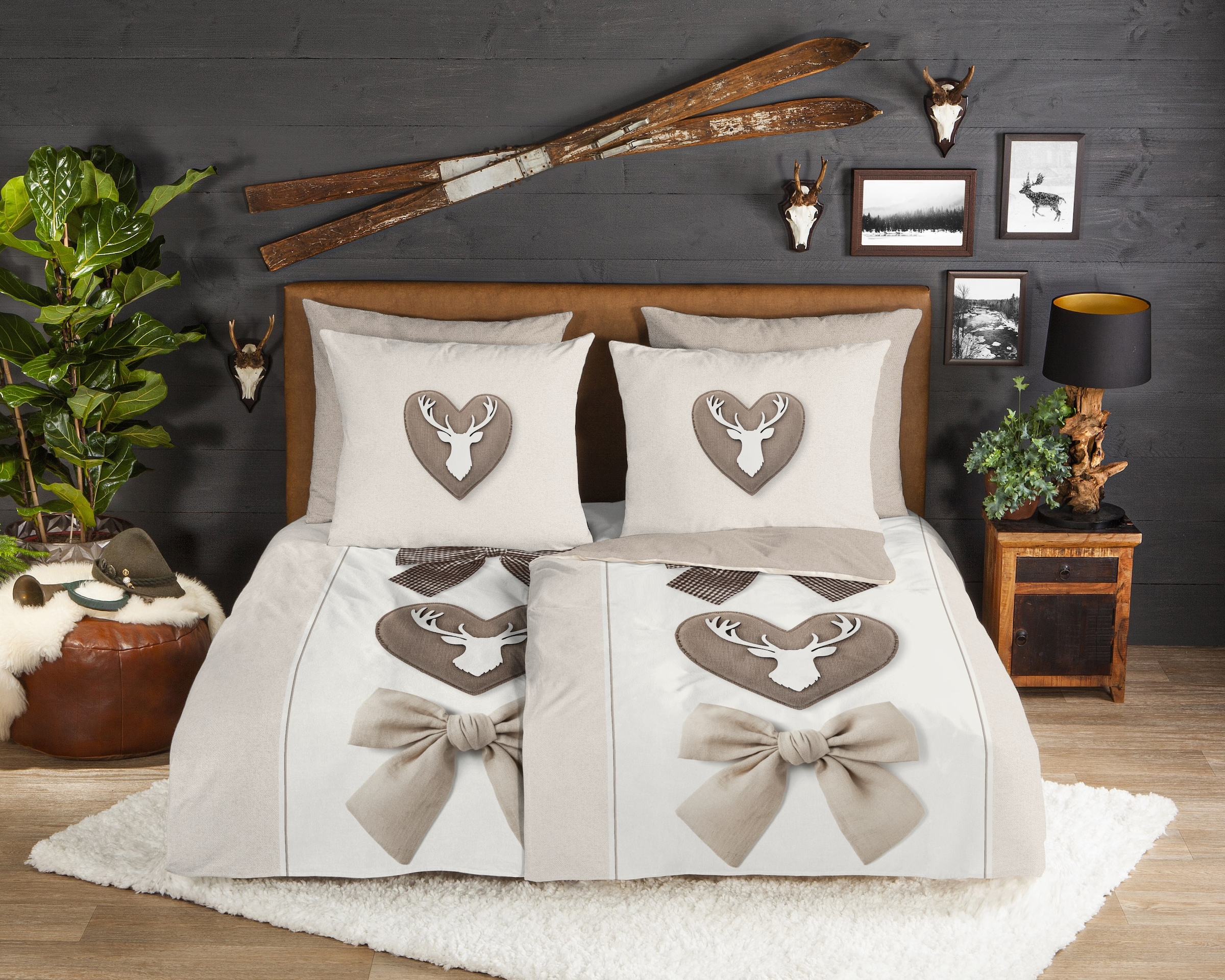 good morning Wendebettwäsche »Siff« 2 Stk. tlg. Flanell, Biber, Winter, War günstig online kaufen