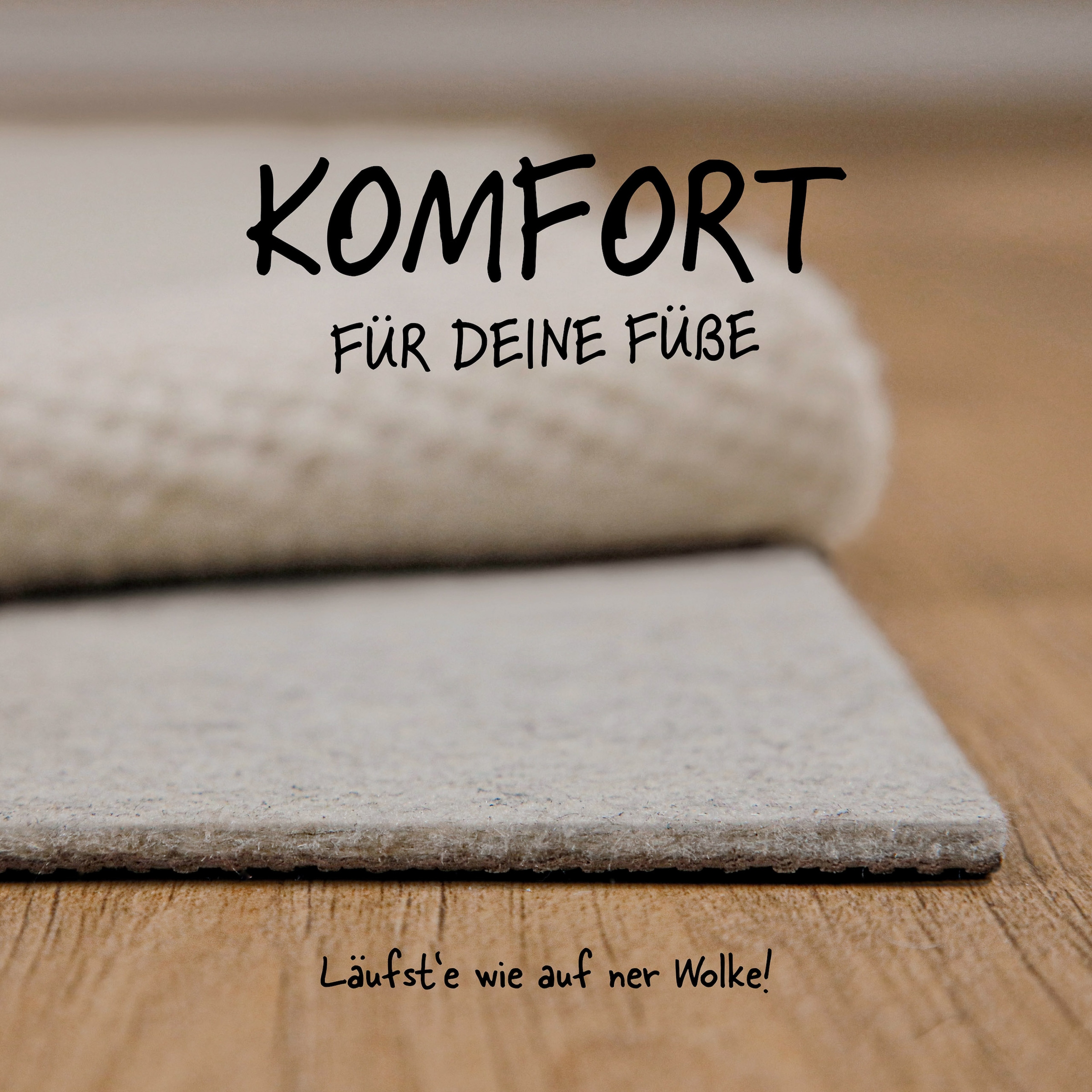 Wecon home Antirutsch Teppichunterlage »RugPad Premium« Teppichunterlage, Anti-Rutsch-Matte, Komfort, Schutz