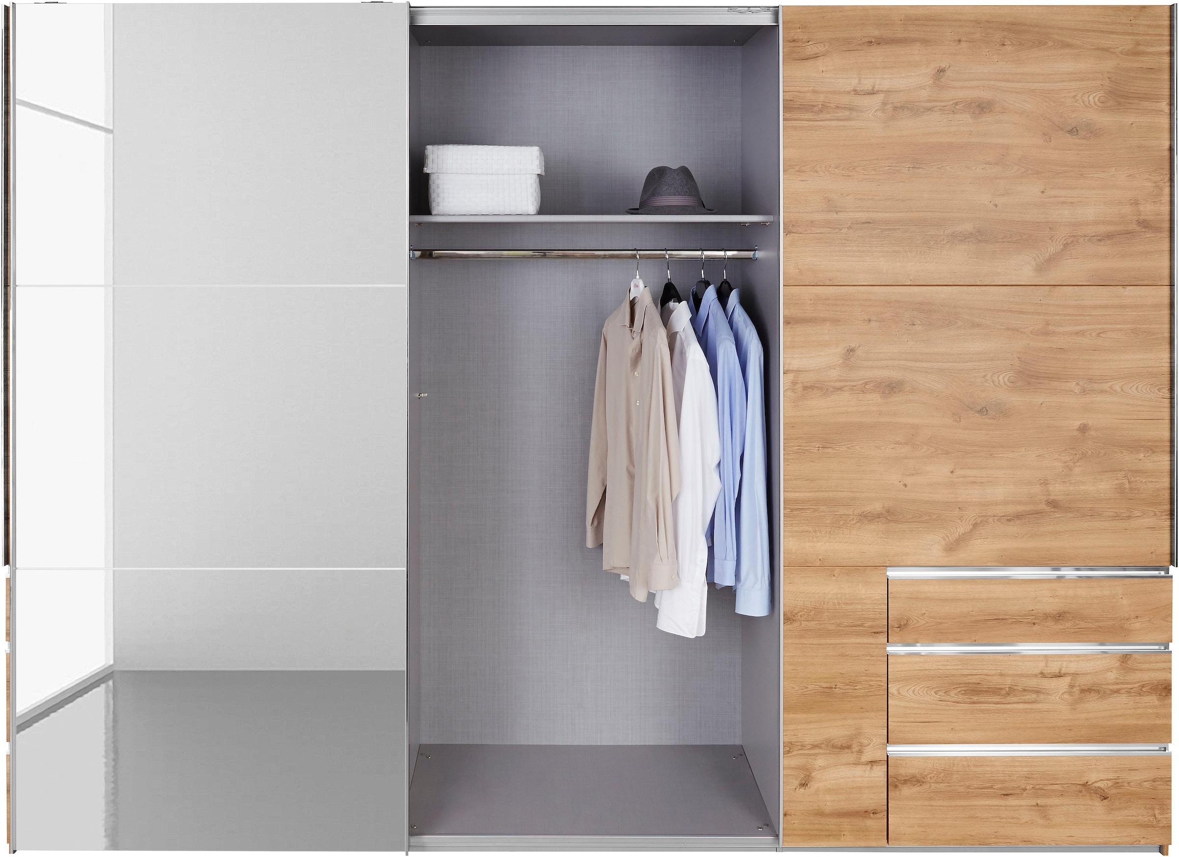 Wimex Schwebetürenschrank »Level by fresh to go«, mit Glastür