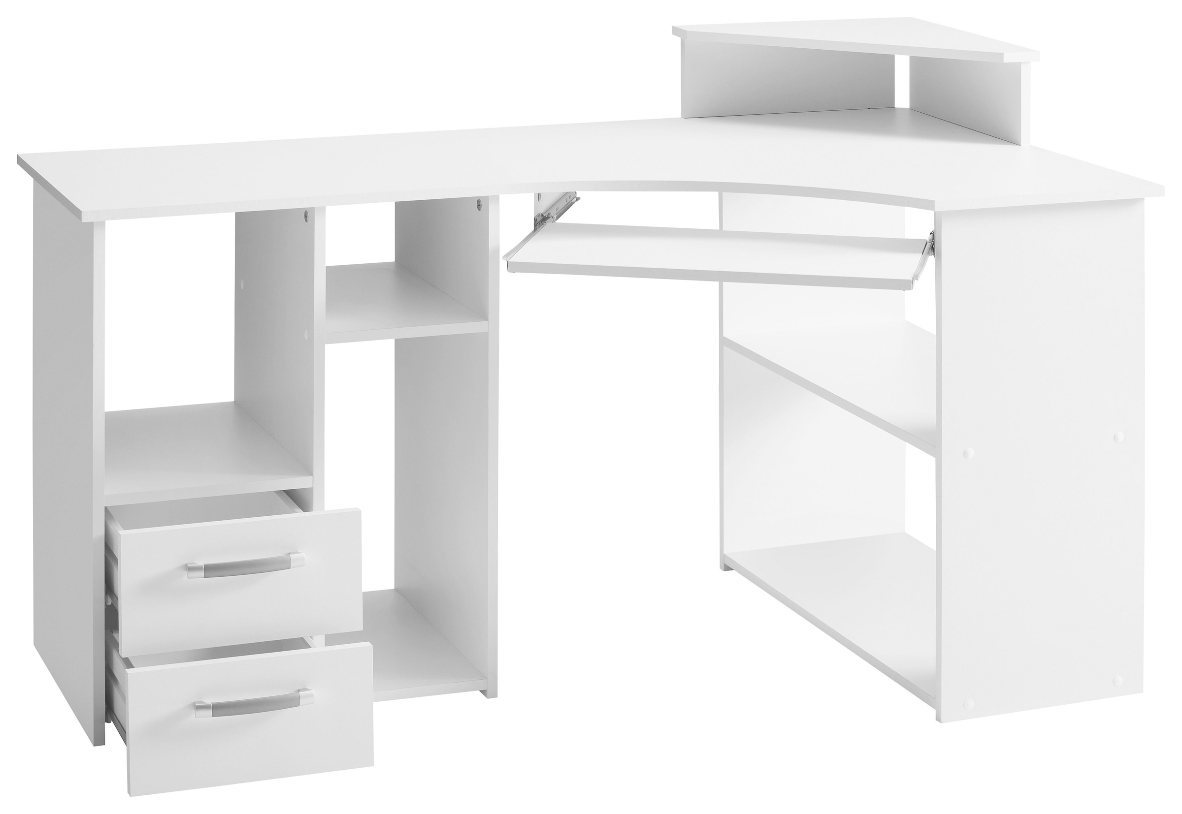 VOGL Möbelfabrik Schreibtisch »Sam«, Breite 137 cm, mit Tastaturauszug und Towerfach