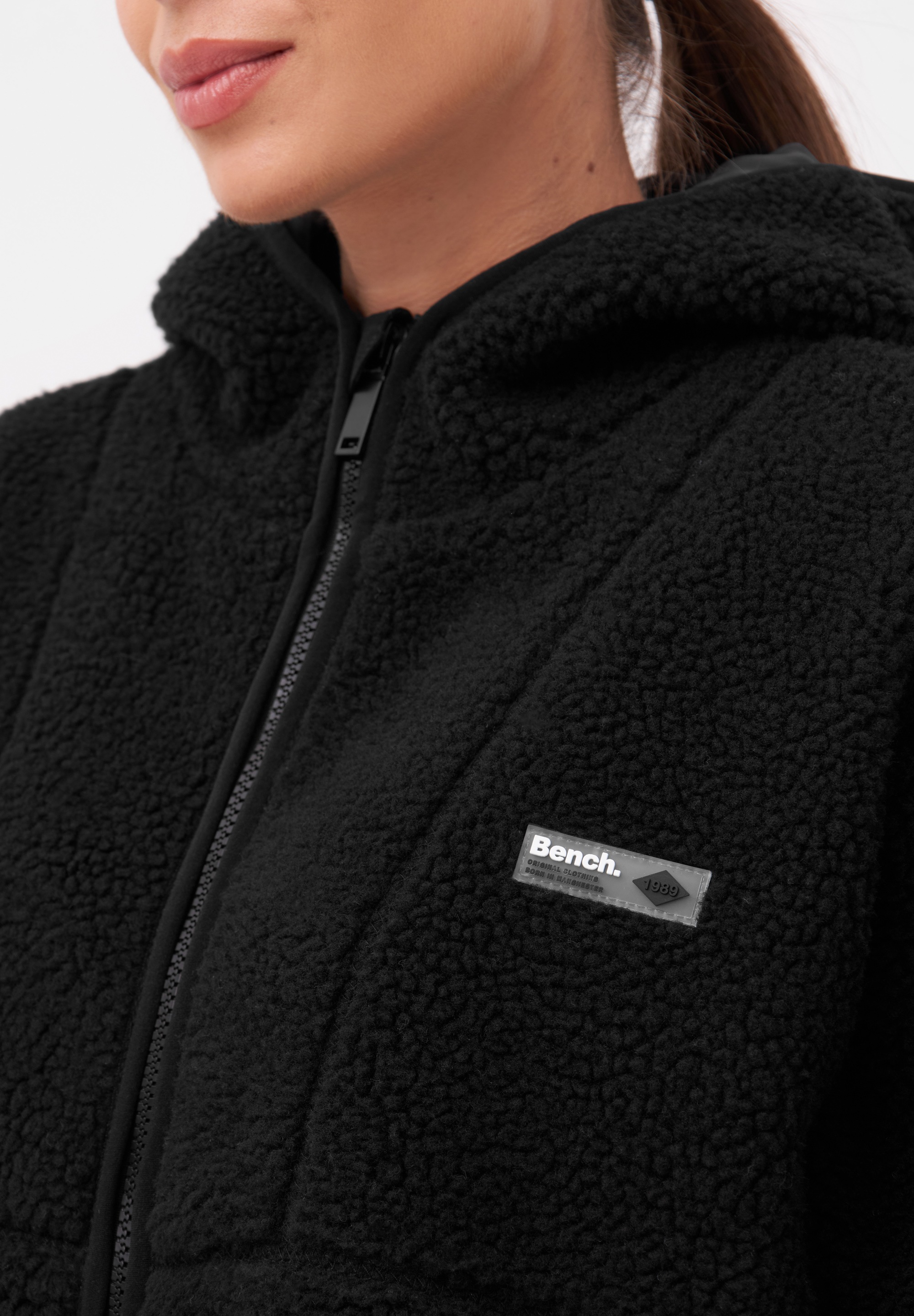 Bench. Fleecejacke »BRILLI«, mit Kapuze