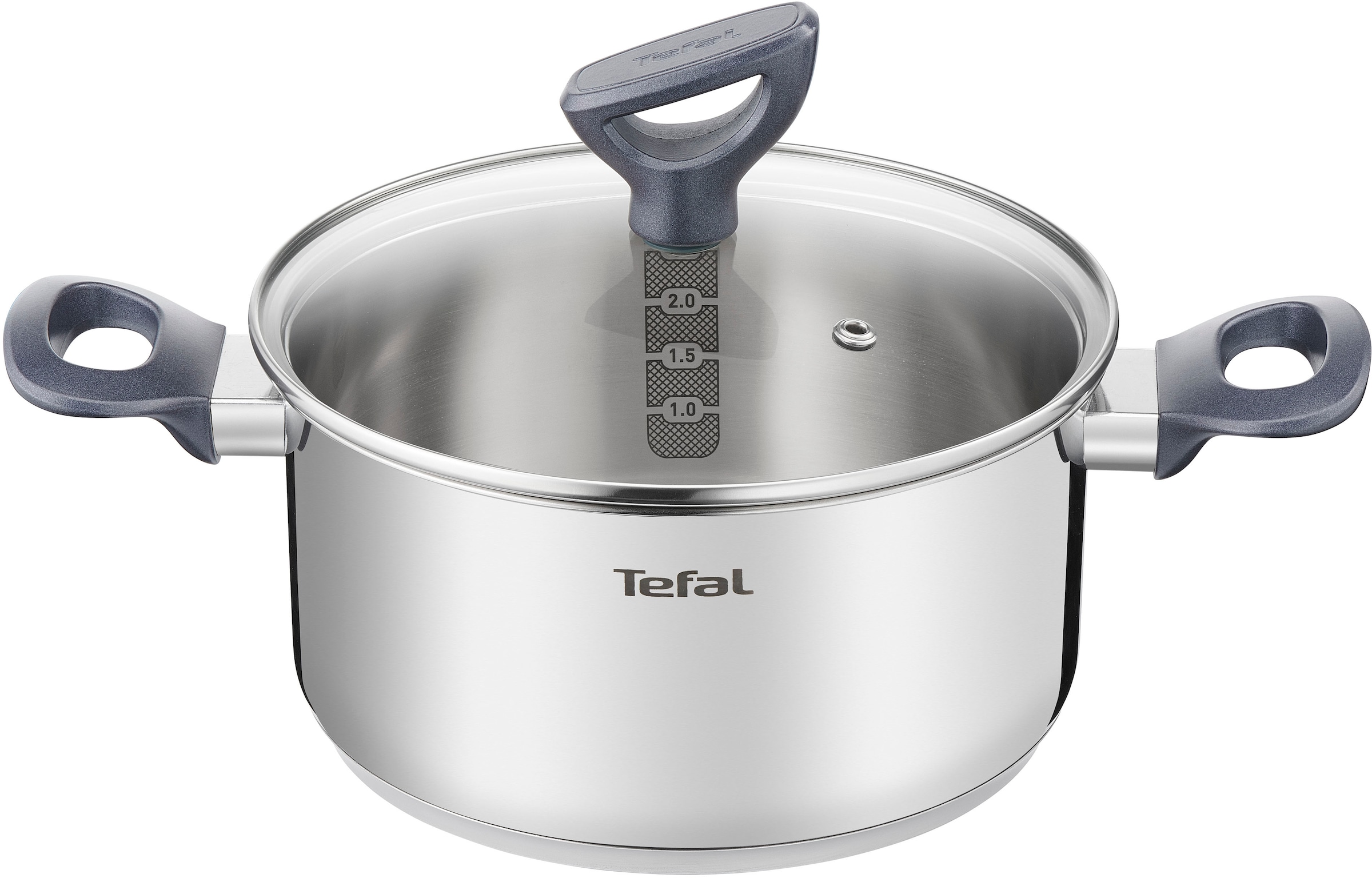 Tefal Kochtopf »Daily Cook« 2 Stk. tlg. Edelstahl günstig online kaufen