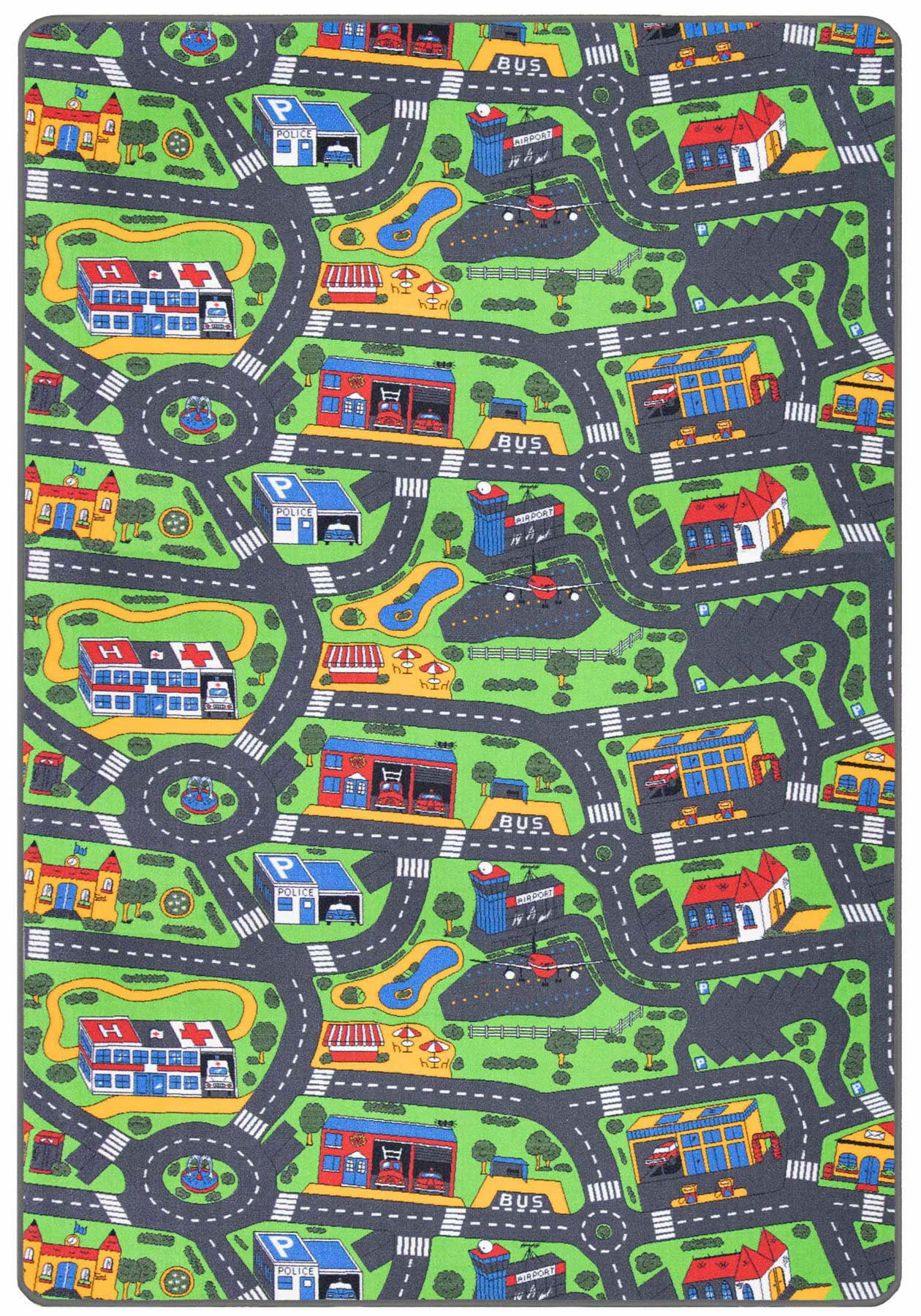 Primaflor-Ideen in Textil Kinderteppich »CITY, Made in Belgium«, rechteckig günstig online kaufen