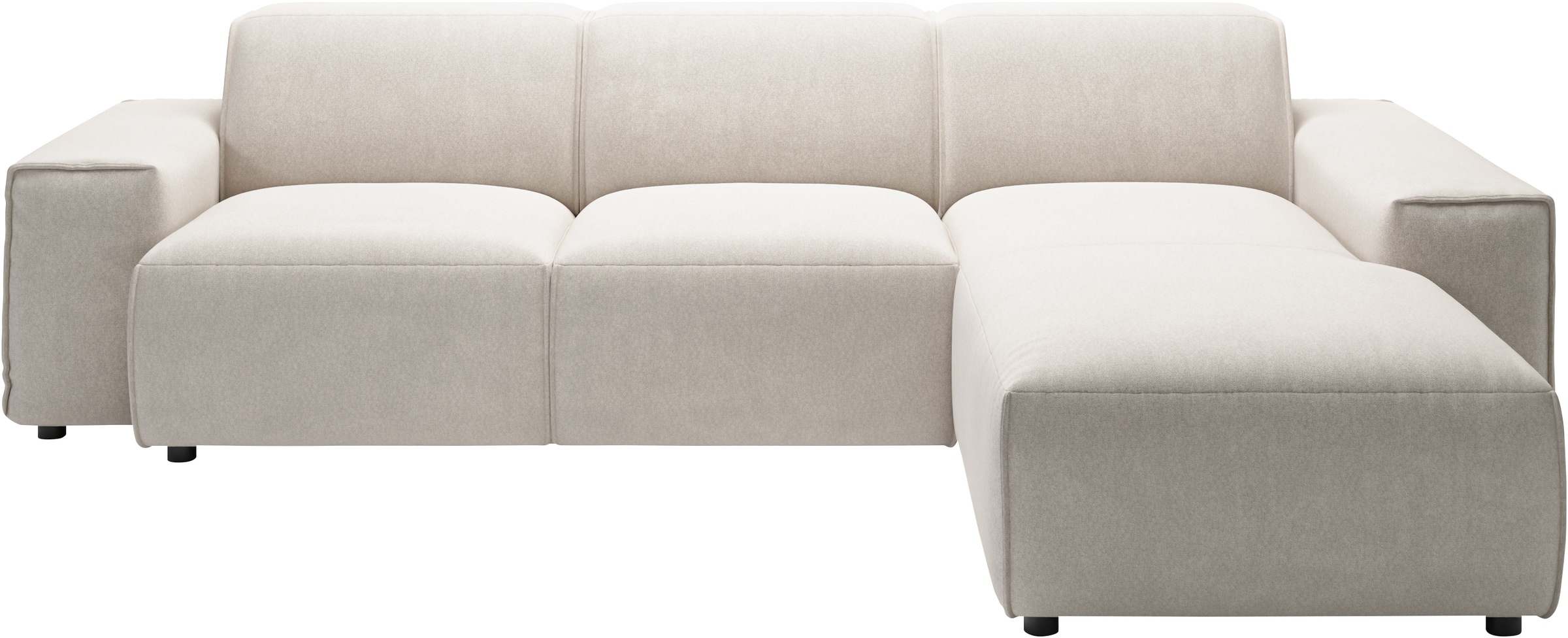 andas Ecksofa »Glimminge L-Form auch in Breitcord, Feincord + Easy care-Bezug,«, Breite 264, Zierkissen