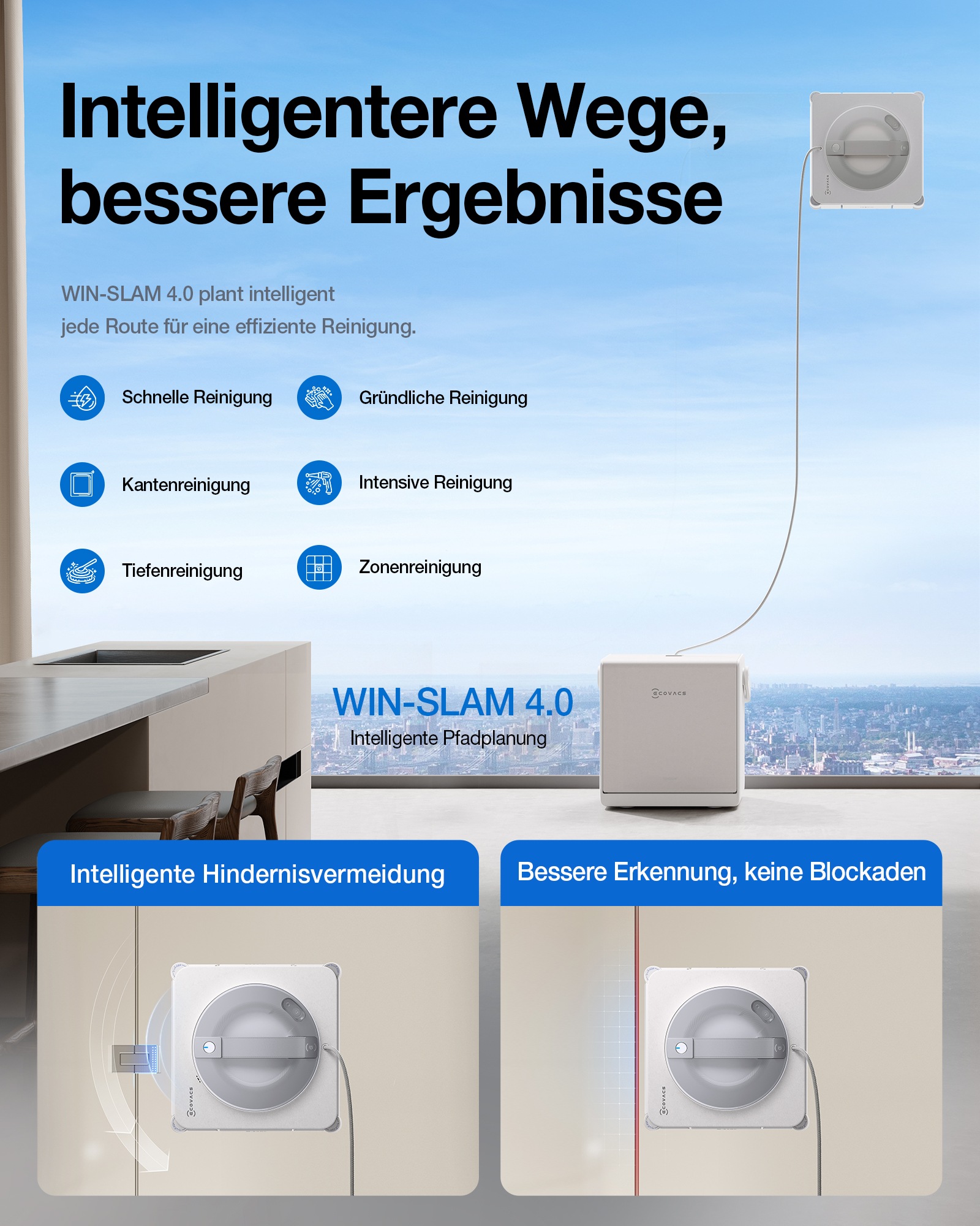 ECOVACS Fensterputzroboter »WINBOT W2S PRO OMNI«
