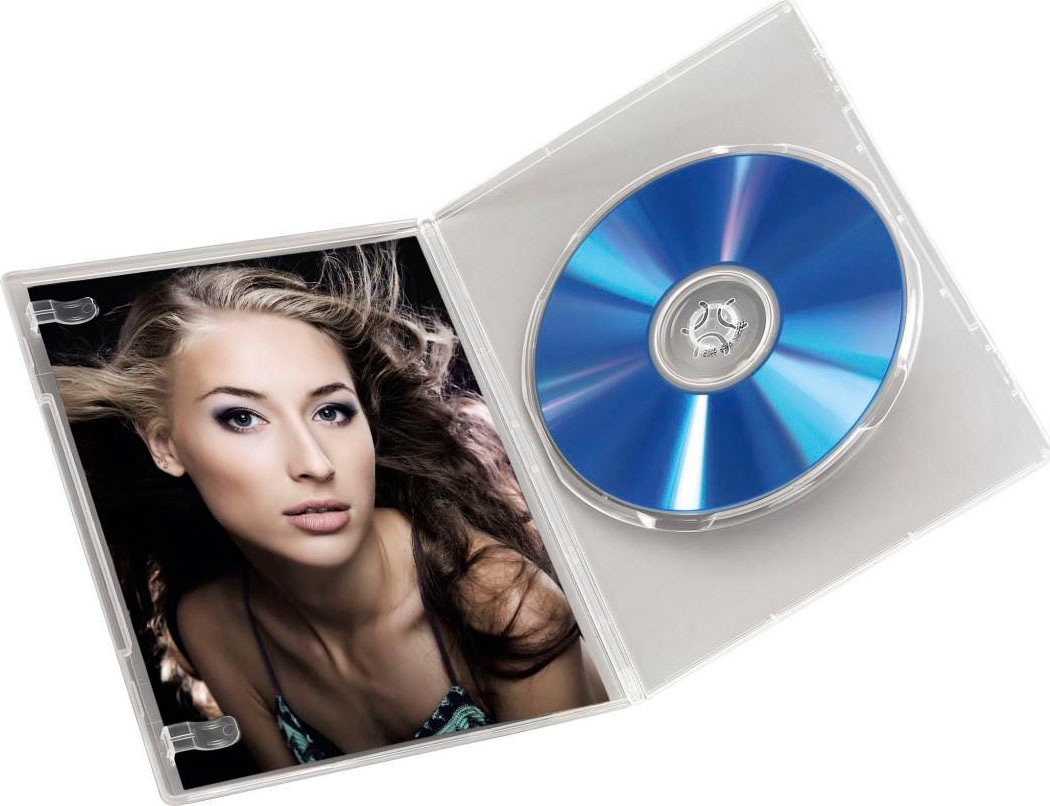 Hama DVD-Hülle »DVD-Leerhülle Slim, 10er-Pack, Transparent«