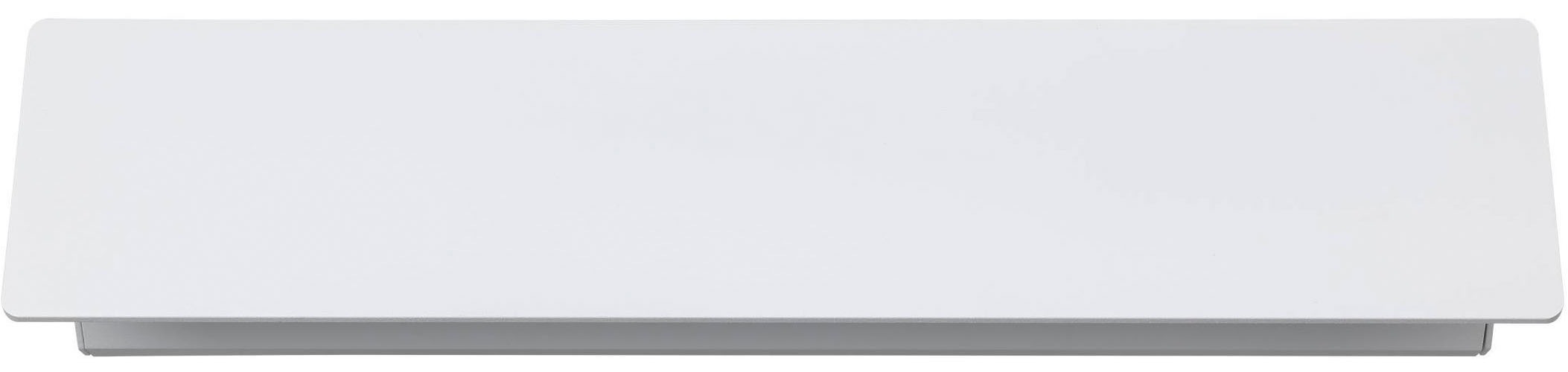 EGLO Wandleuchte »Zubialde LED Wandlampe, Wandstrahler, Aluminium und Stahl, Flurlampe« LED-Modul 1 Stk. Warmweiß Wand-/Deckenleuchte - L36 x H8 x AL5 cm - weiß - 12W inkl.