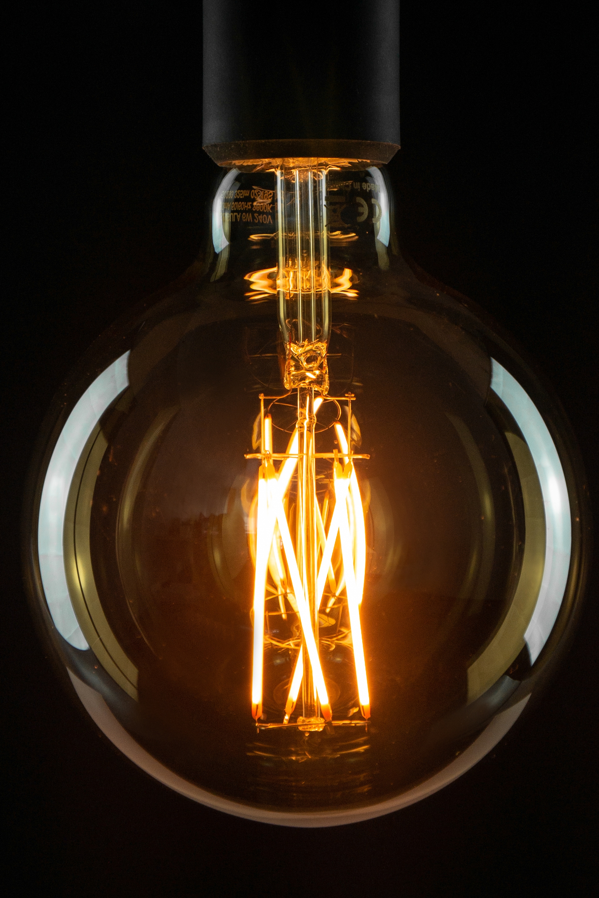 SEGULA LED-Leuchtmittel »LED Globe 125 gold«, E27, Warmweiß, dimmbar, E27, Globe 125, gold