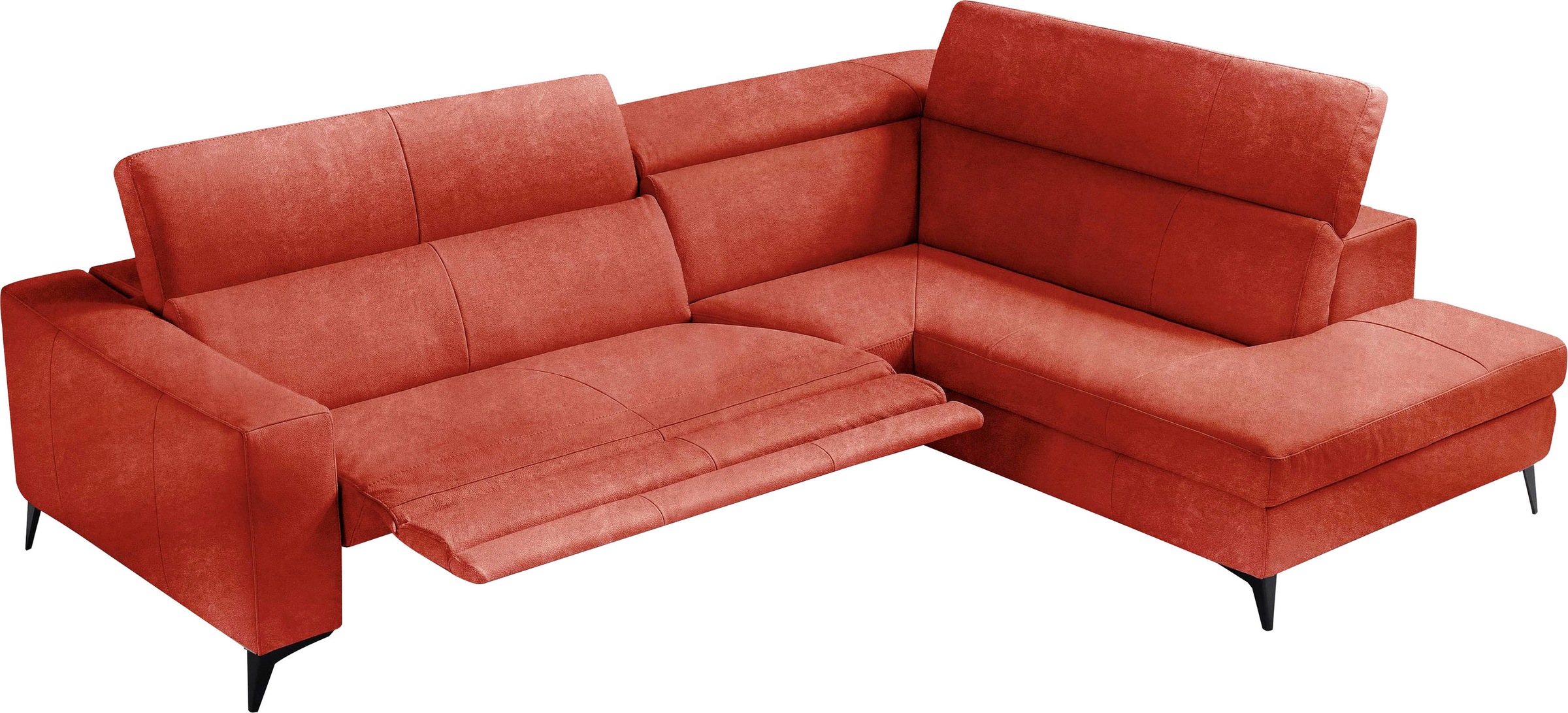 Egoitaliano Ecksofa »Edith, Designsofa mit hohem Sitzkomfort, L-Form«, inkl günstig online kaufen