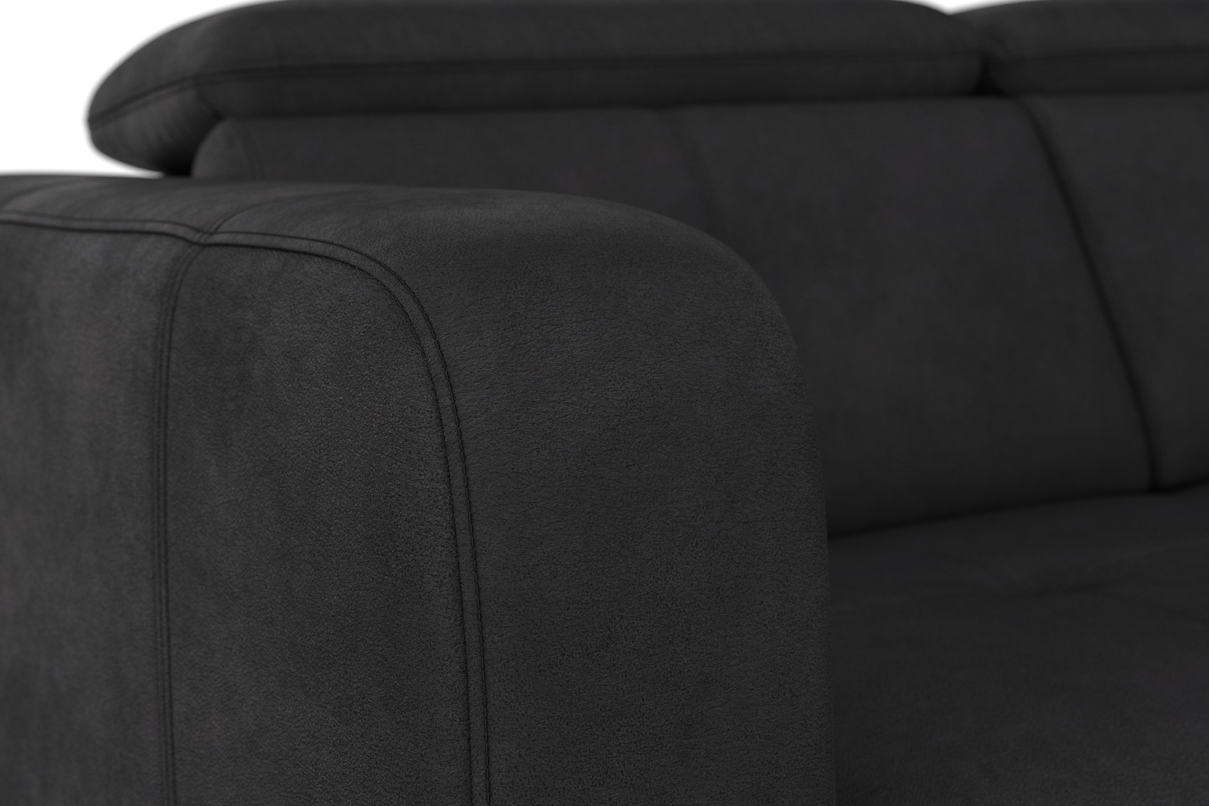 sit&more Ecksofa »Belluci L-Form«, inklusive Federkern, wahlweise mit Bettfunktion und Bettkasten