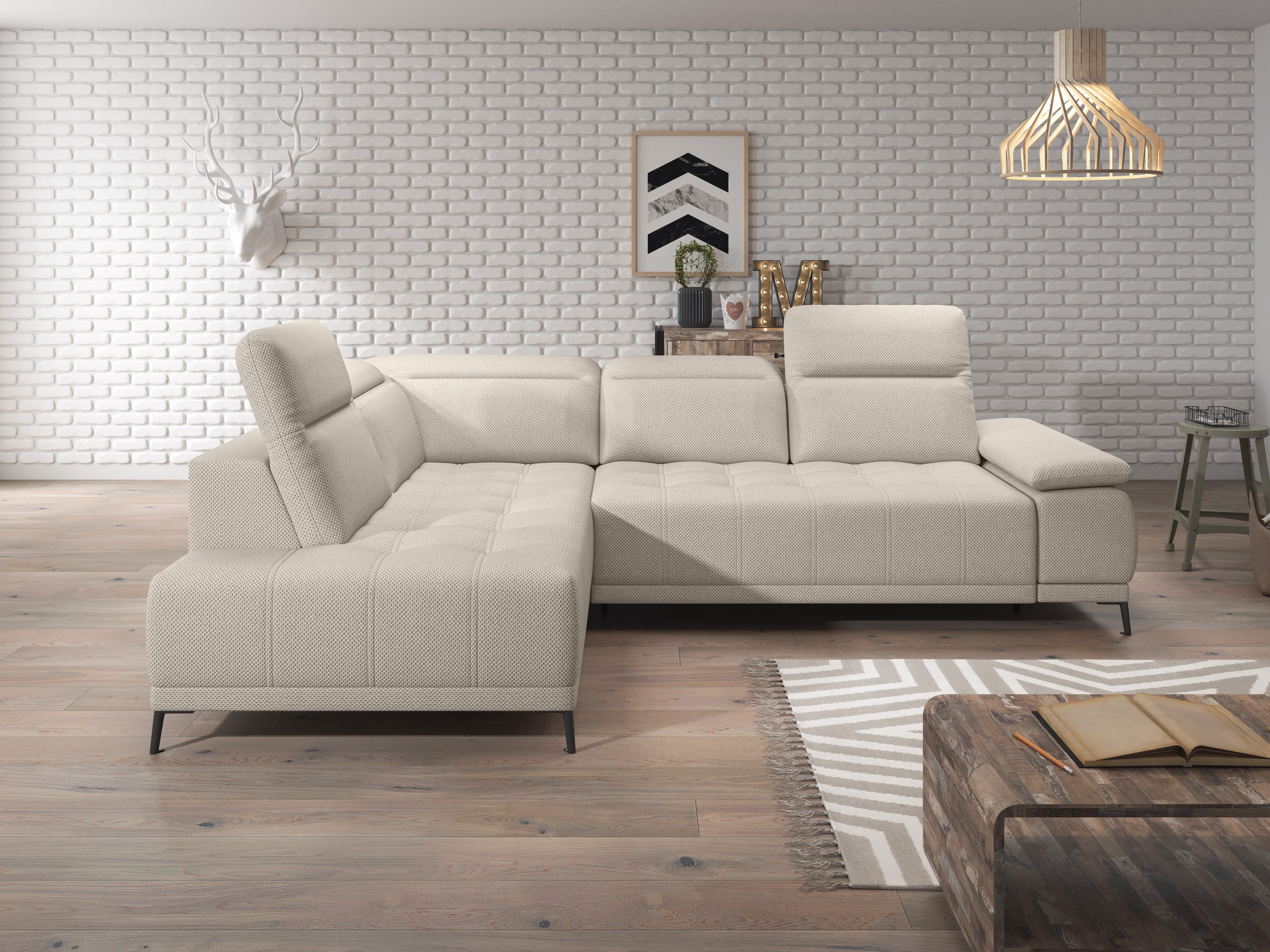 WERK2 Ecksofa »Memo Focus-L« Komfort nach Maß: Ausziehbare Sitztiefe, verst günstig online kaufen