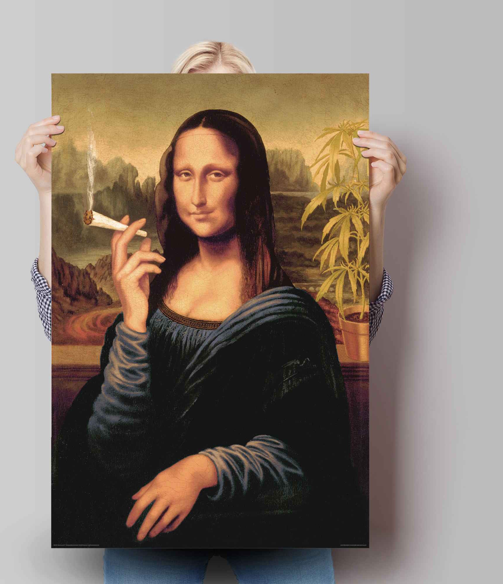 Reinders! Poster »Poster Mona Lisa joint«, Menschen, (1 St.) günstig online kaufen