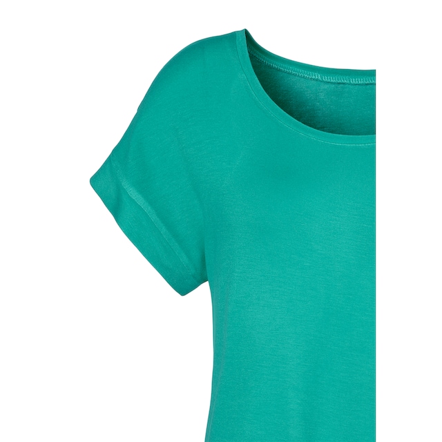 mit (2er-Pack), kaufen Saumabschluss günstig Vivance T-Shirt, elastischem
