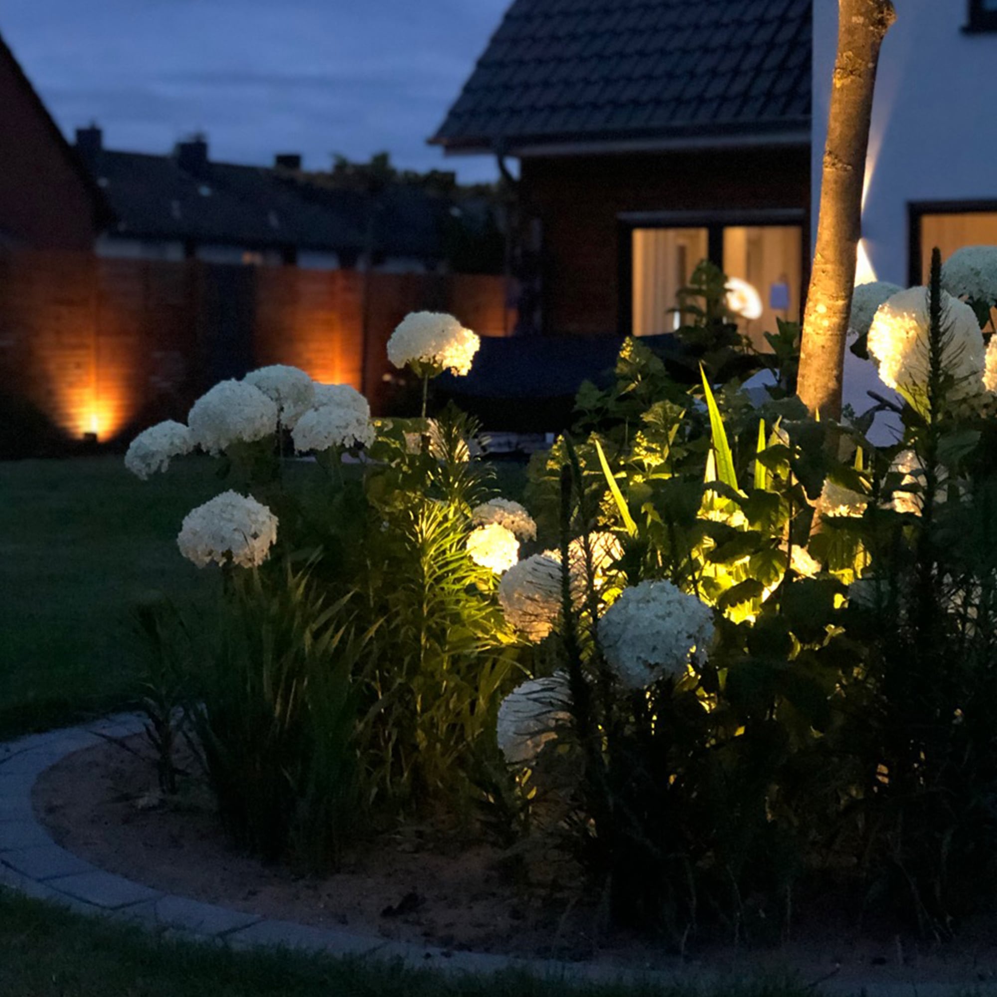 Außenstrahler, online kaufen 2er Erdspieß, Gartenleuchte »Nima«, Gartenstrahler, B.K.Licht flammig-flammig, LED LED Spießstrahler, SET 2