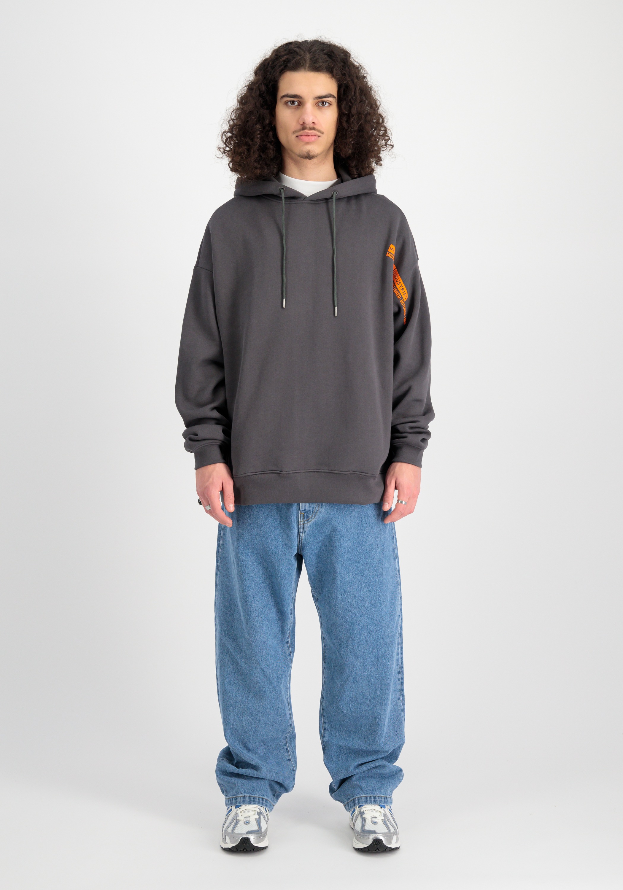 Alpha Industries Hoodie »Alpha Industries Men - Hoodies Flock Logo Hoody«