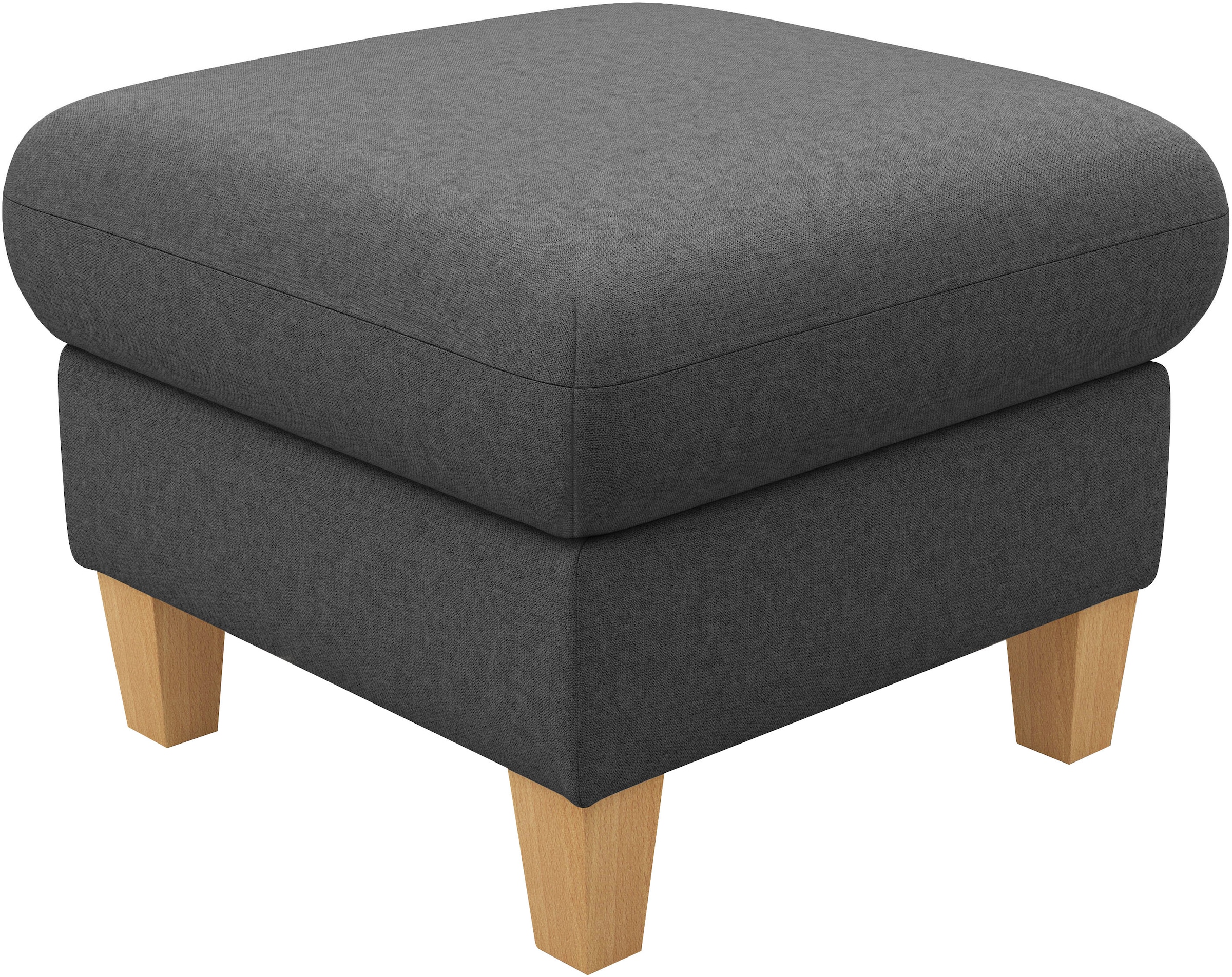 Home affaire Polsterhocker »Rochelle«, (1 St.), Massive 12 cm Holzbeine