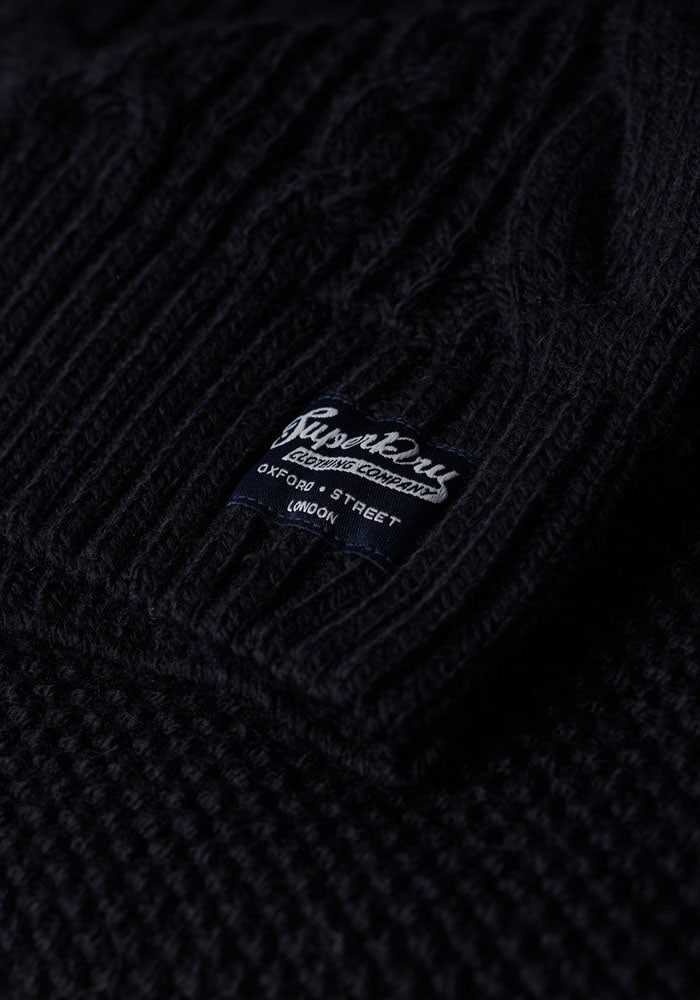 Superdry Strickpullover »Jacob Cable Knit Half Zip«