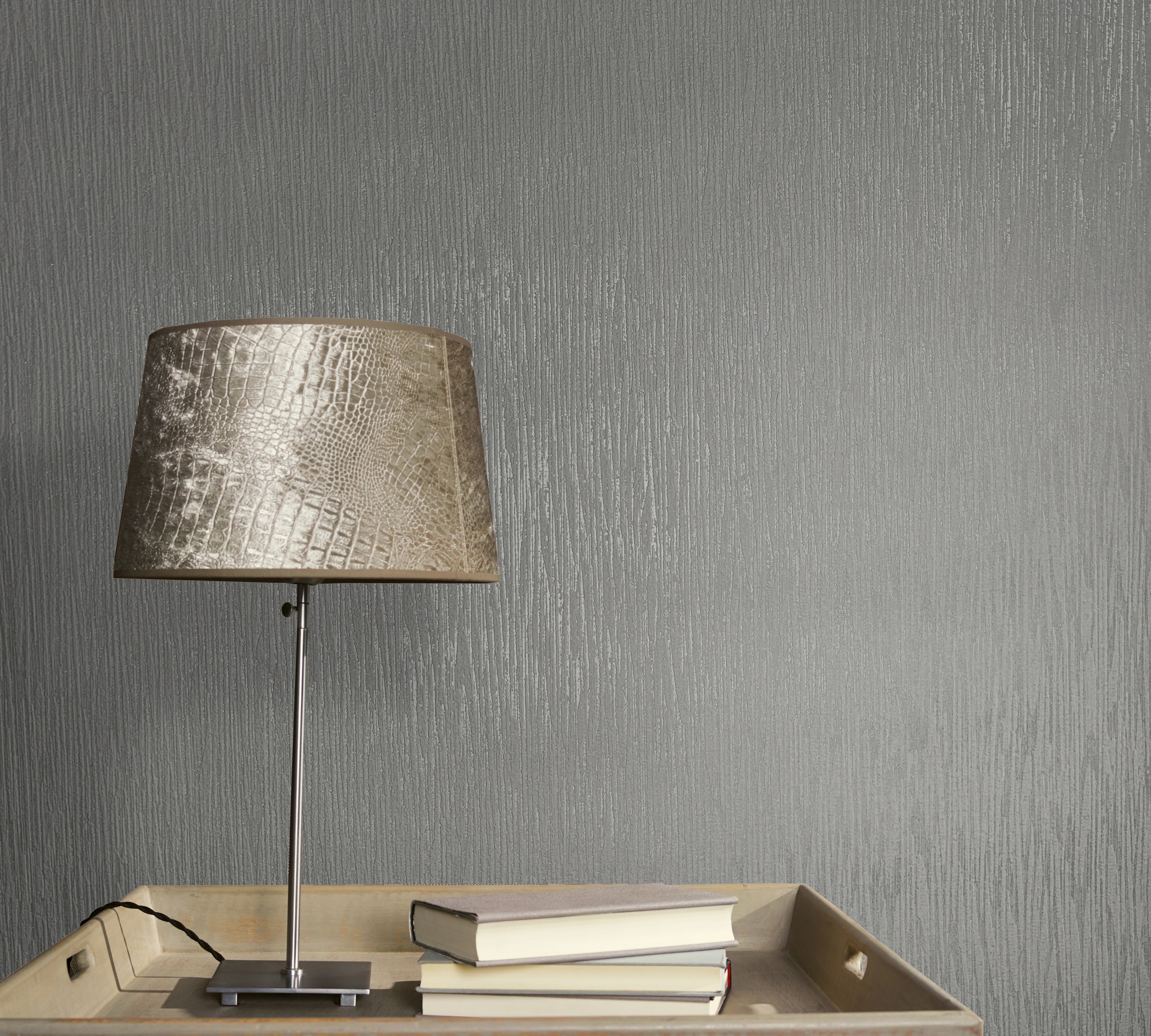 Novamur Vliestapete schimmernd | uni moderne Tapete für Wohnzimmer Schlafzimmer Küche