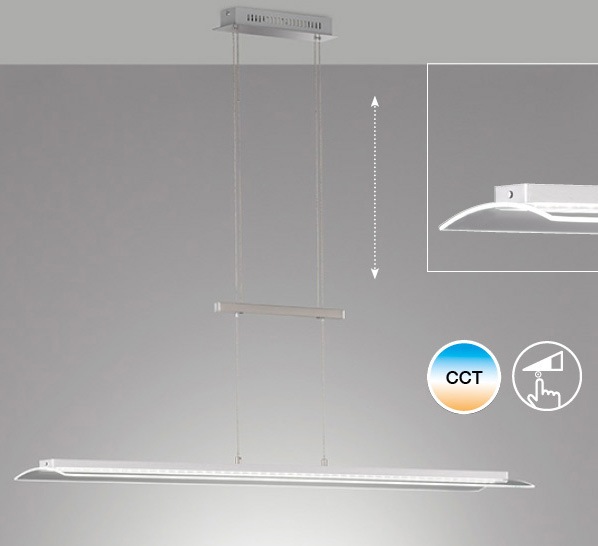 FISCHER & HONSEL LED Pendelleuchte »Nana«, 1 flammig, Leuchtmittel LED-Modu günstig online kaufen