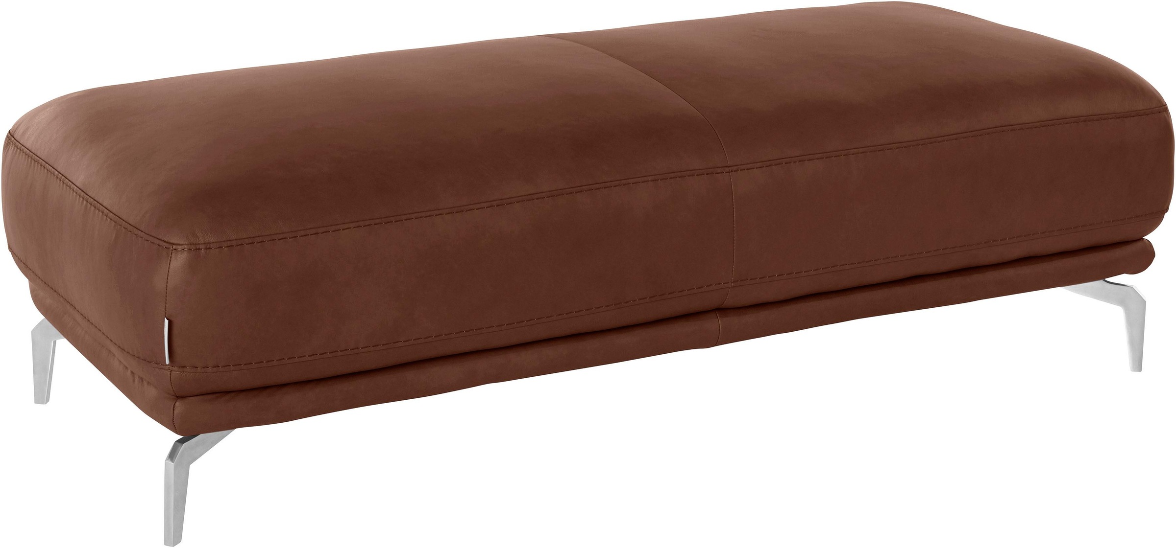 W.SCHILLIG Hocker »montanaa«, mit Metallfüßen in Chrom glänzend, Breite 141 cm