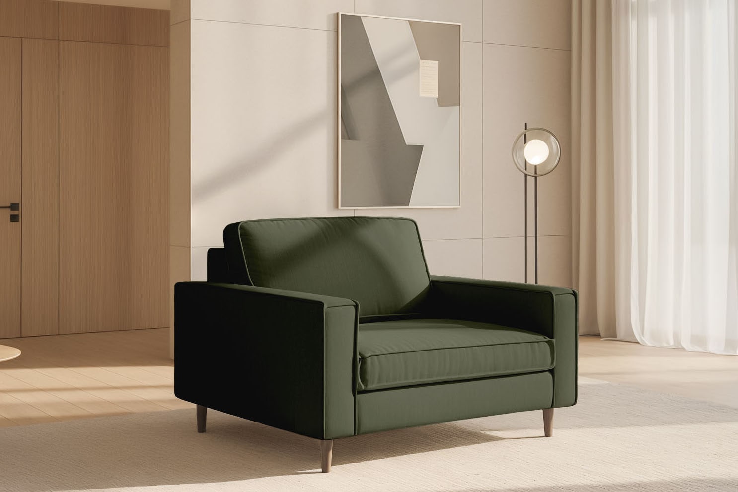 Home affaire Loveseat »Pinto Skandi 105 cm, Chenille, Struktur« günstig online kaufen