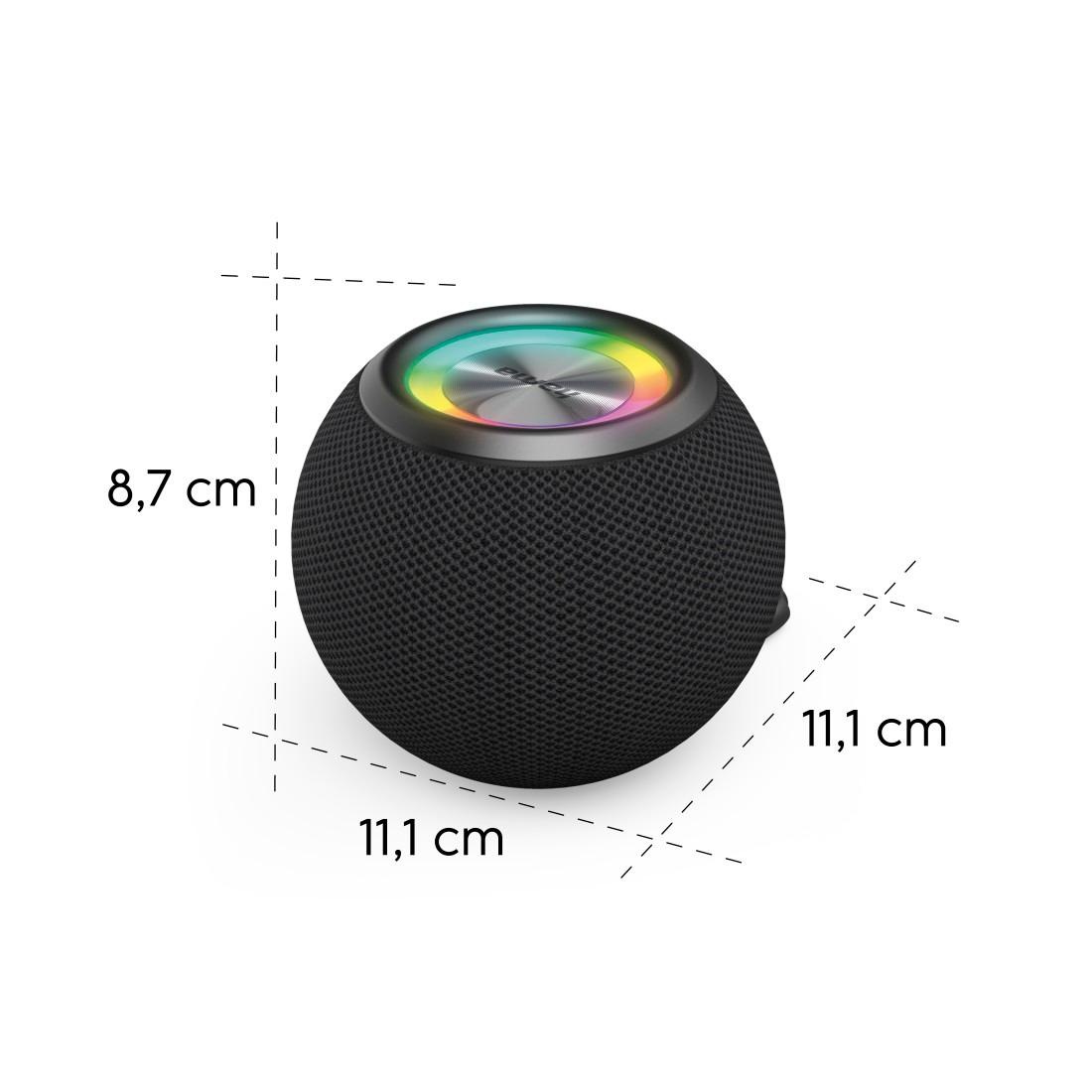 Hama Bluetooth-Lautsprecher »Bluetooth®-Lautsprecher "Ball Shape Speaker", 5 Licht-Modi, 5W«, Integrierte Freisprecheinrichtung