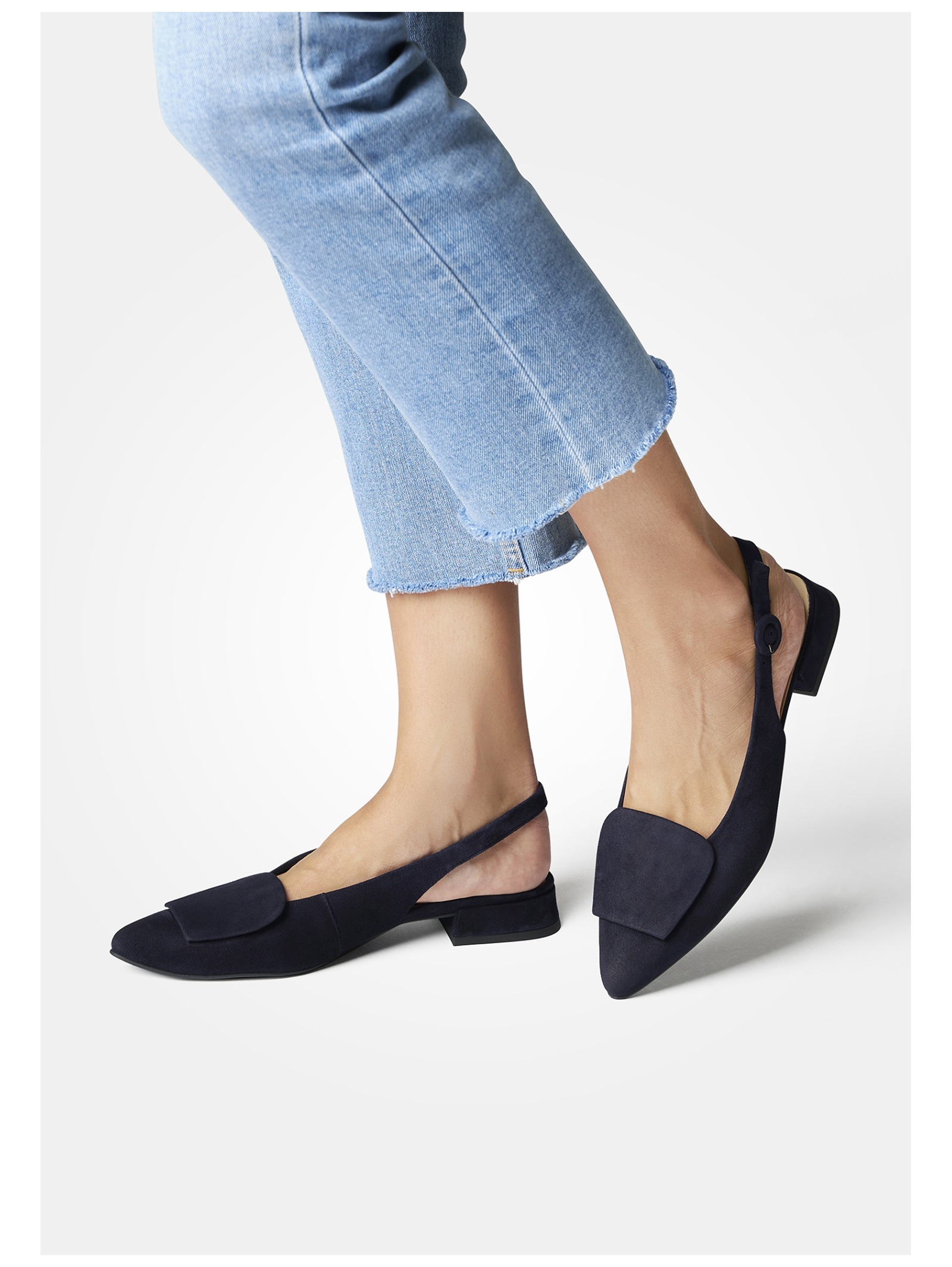 Paul Green Riemchensandale »Paul Green Ballerinas Veloursleder«